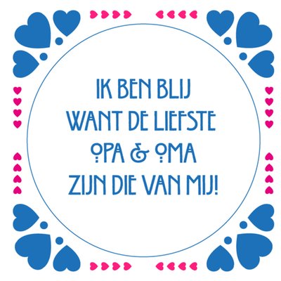 Greetz | Opa en Oma dag | Tekst