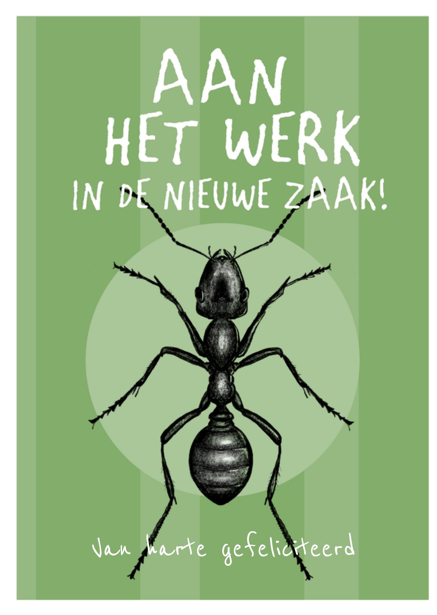 Opening nieuwe zaak mier Kaart Greetz