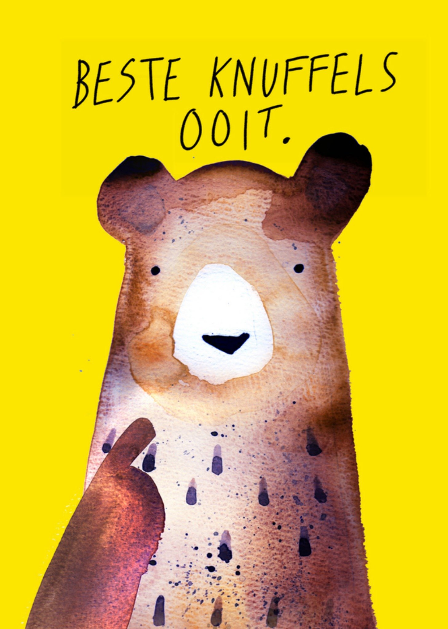 Valentijnskaart beer Kaart Jolly Awesome