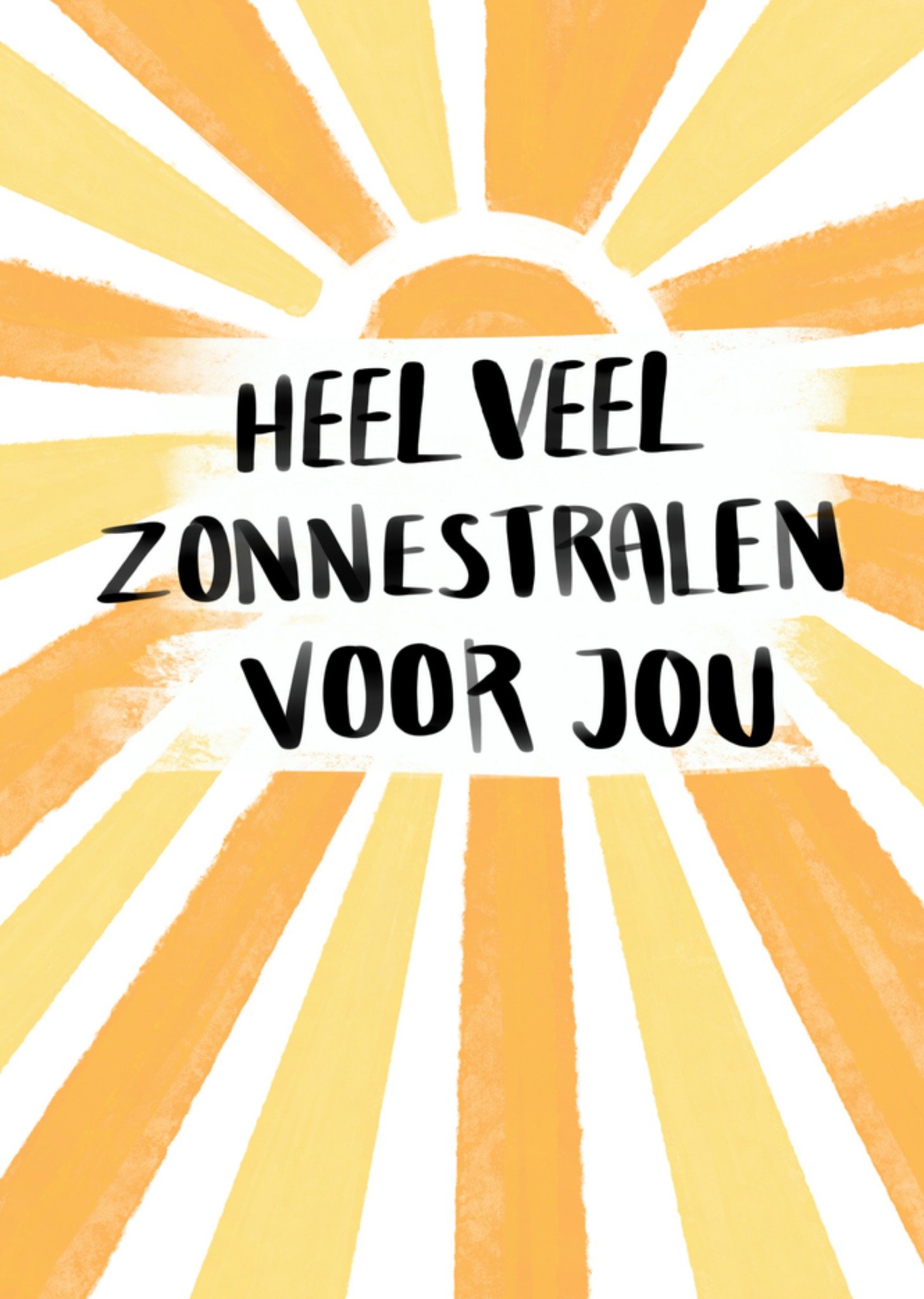 Greetz Zonnestralen voor jou Denken aan Standard Card