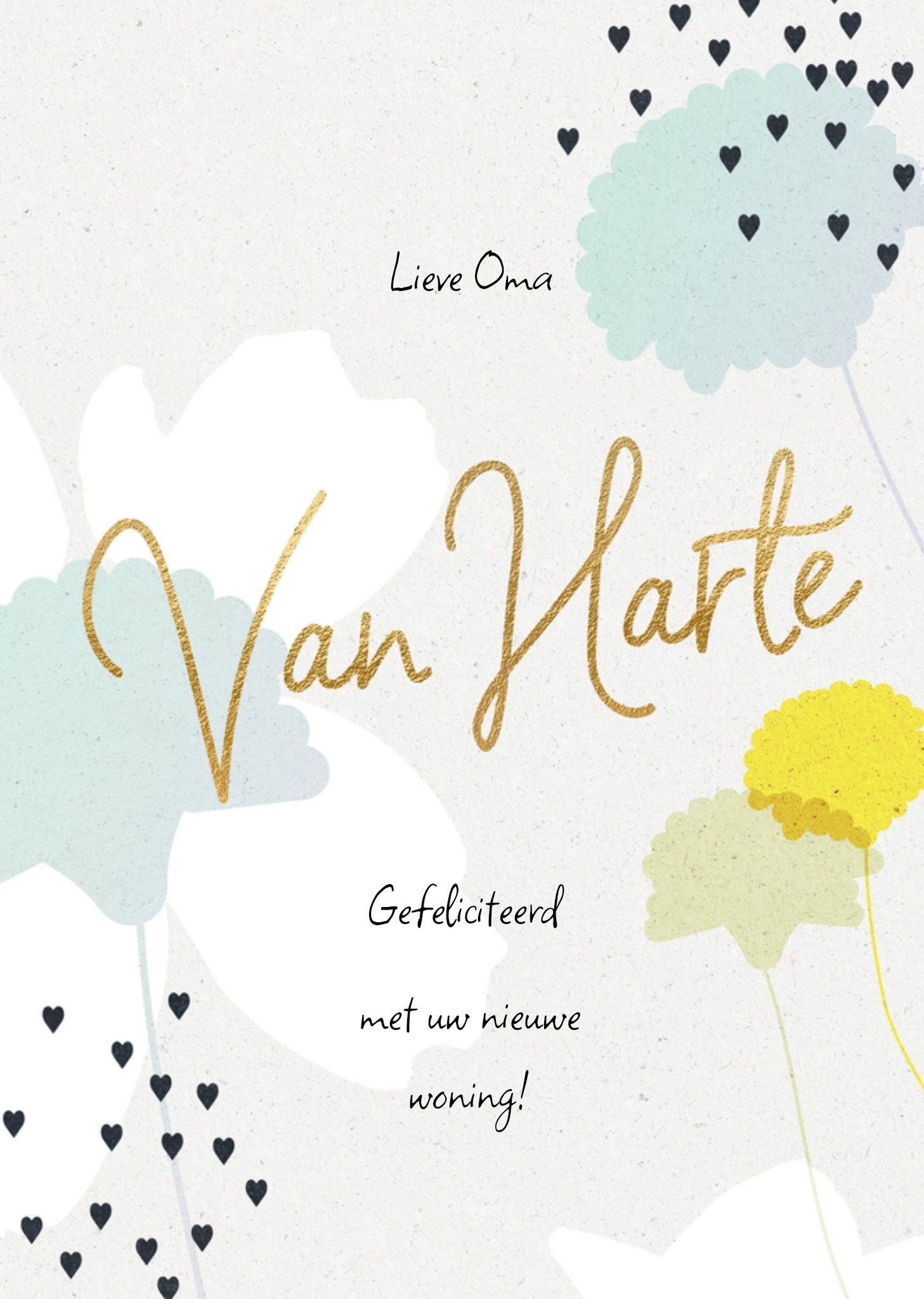 Nieuwe woning Felicitatie Kaart Luckz