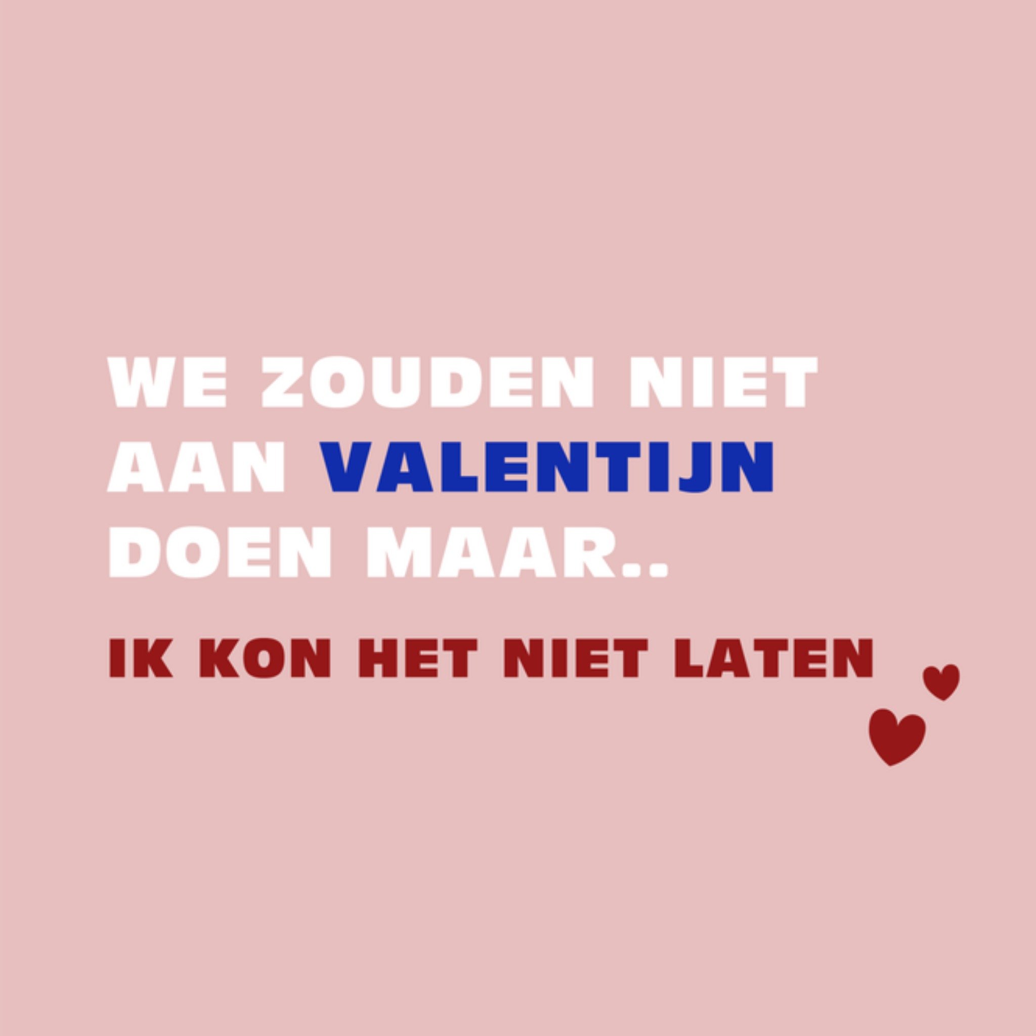 Greetz Valentijnskaart Geen valentijn Vierkant
