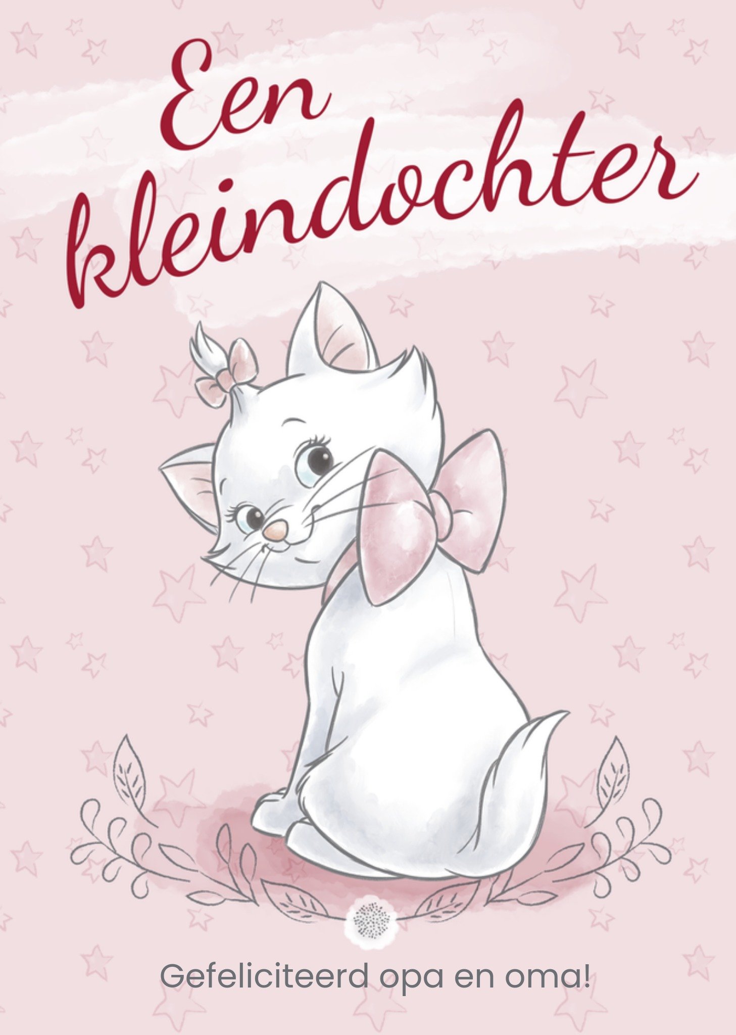 Geboortekaart De Aristokatten Kleindochter Kaart Disney