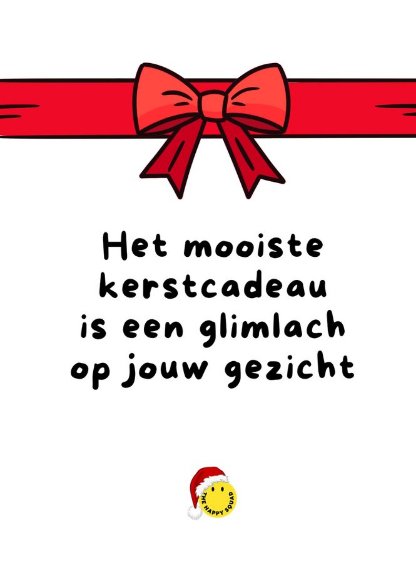 The Happy Squad Kerstkaart Mooiste kerstcadeau Standard Card