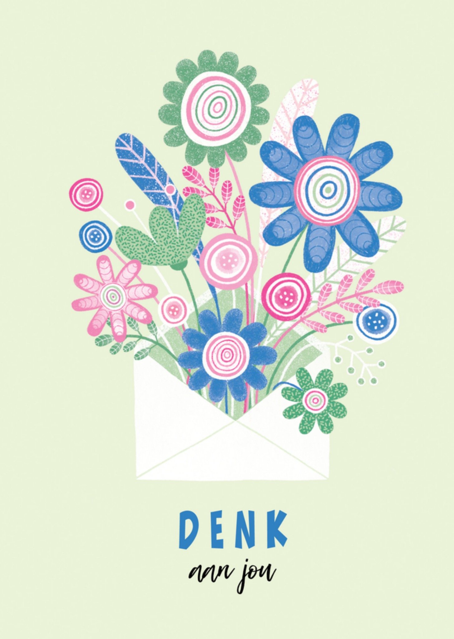 Denken aan Bloemen Kaart Marieke Witke