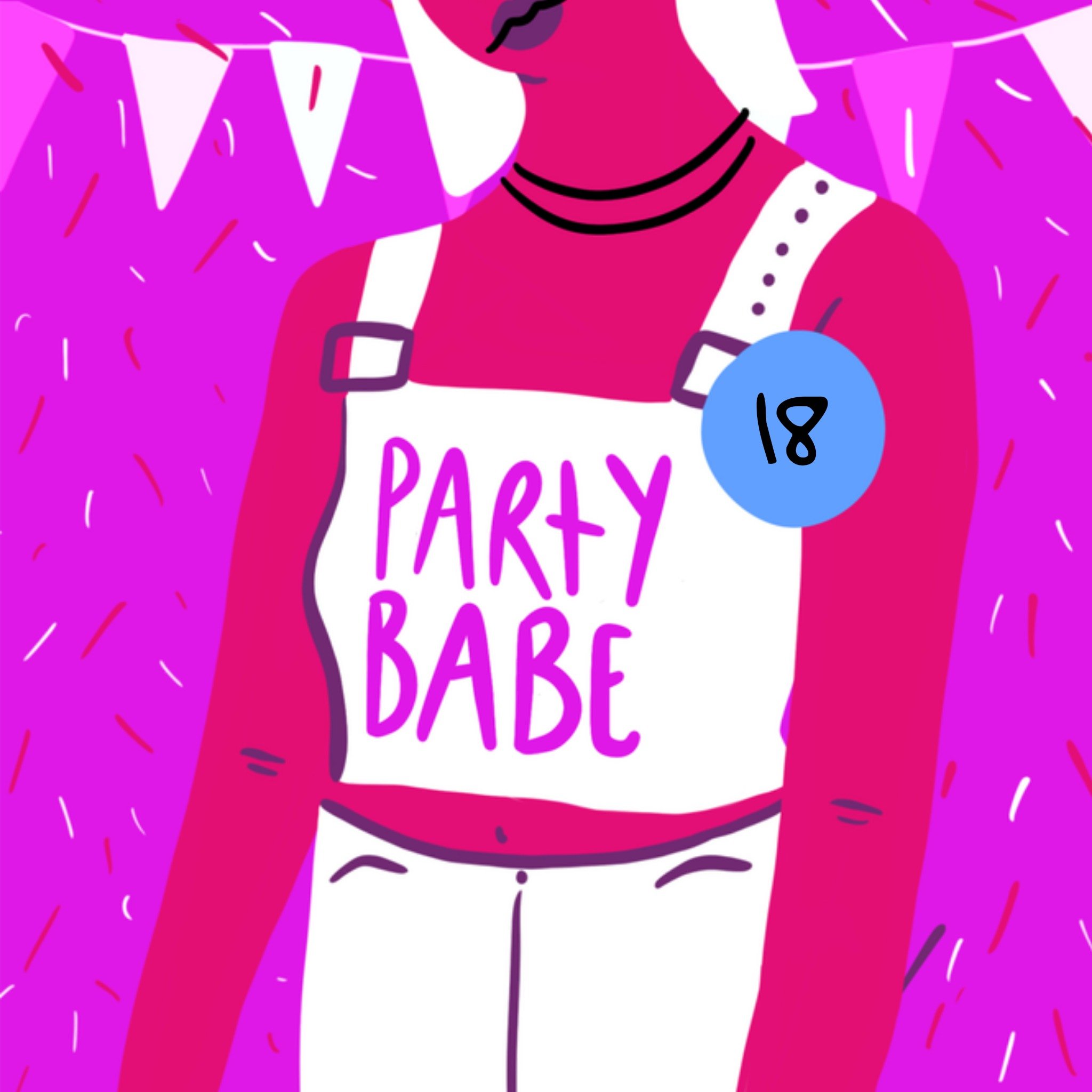 Greetz Verjaardagskaart 18 jaar Vierkant