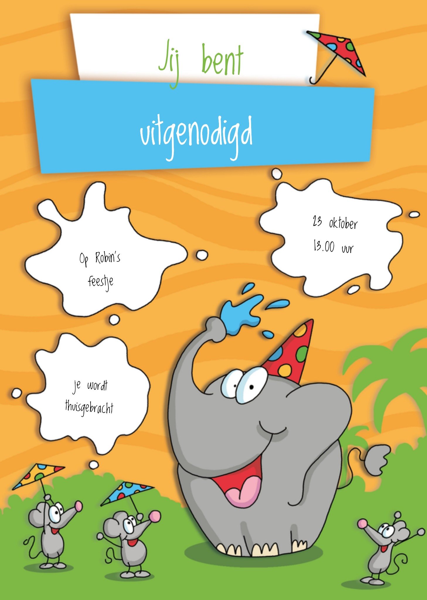 Dansende olifant Kaart TMS