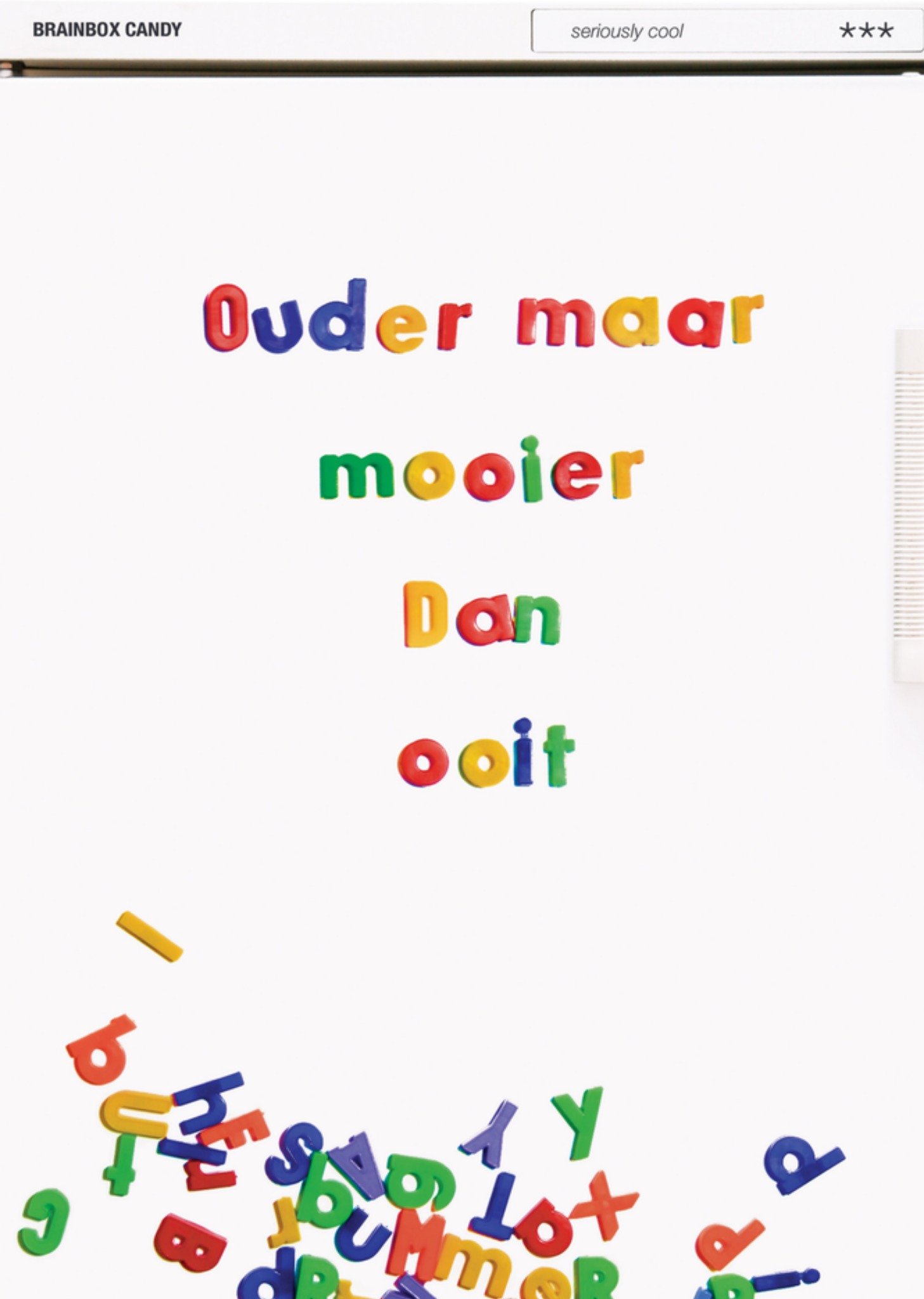 Verjaardag Humor Tekst Kaart Brainbox Candy