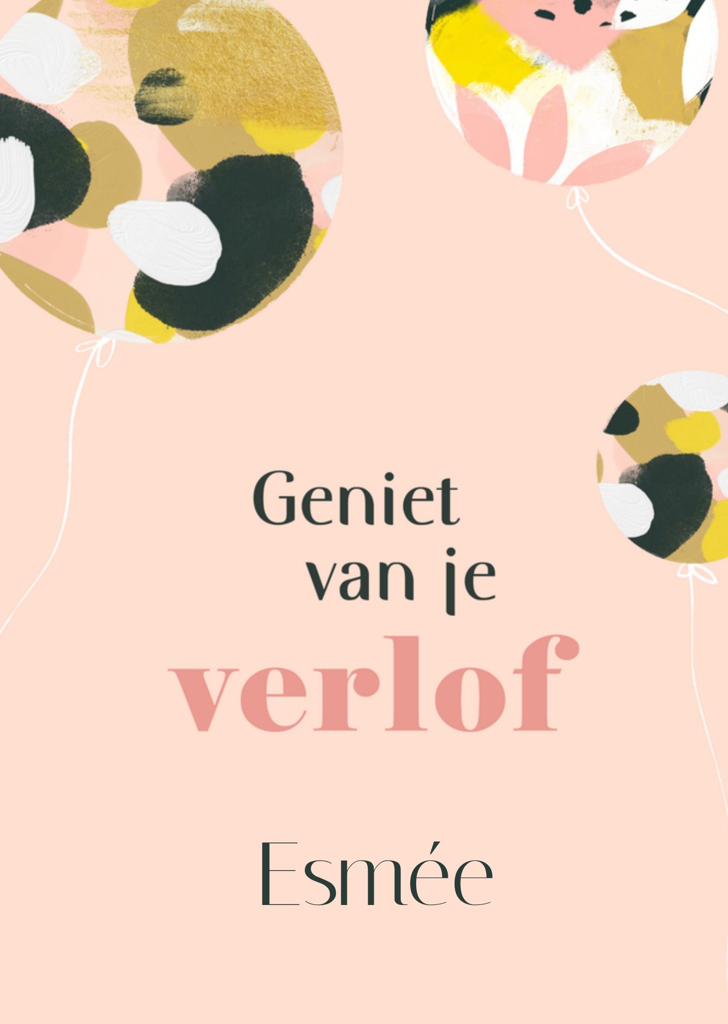Greetz Zwangerschapskaart kaart met naam Standard Card