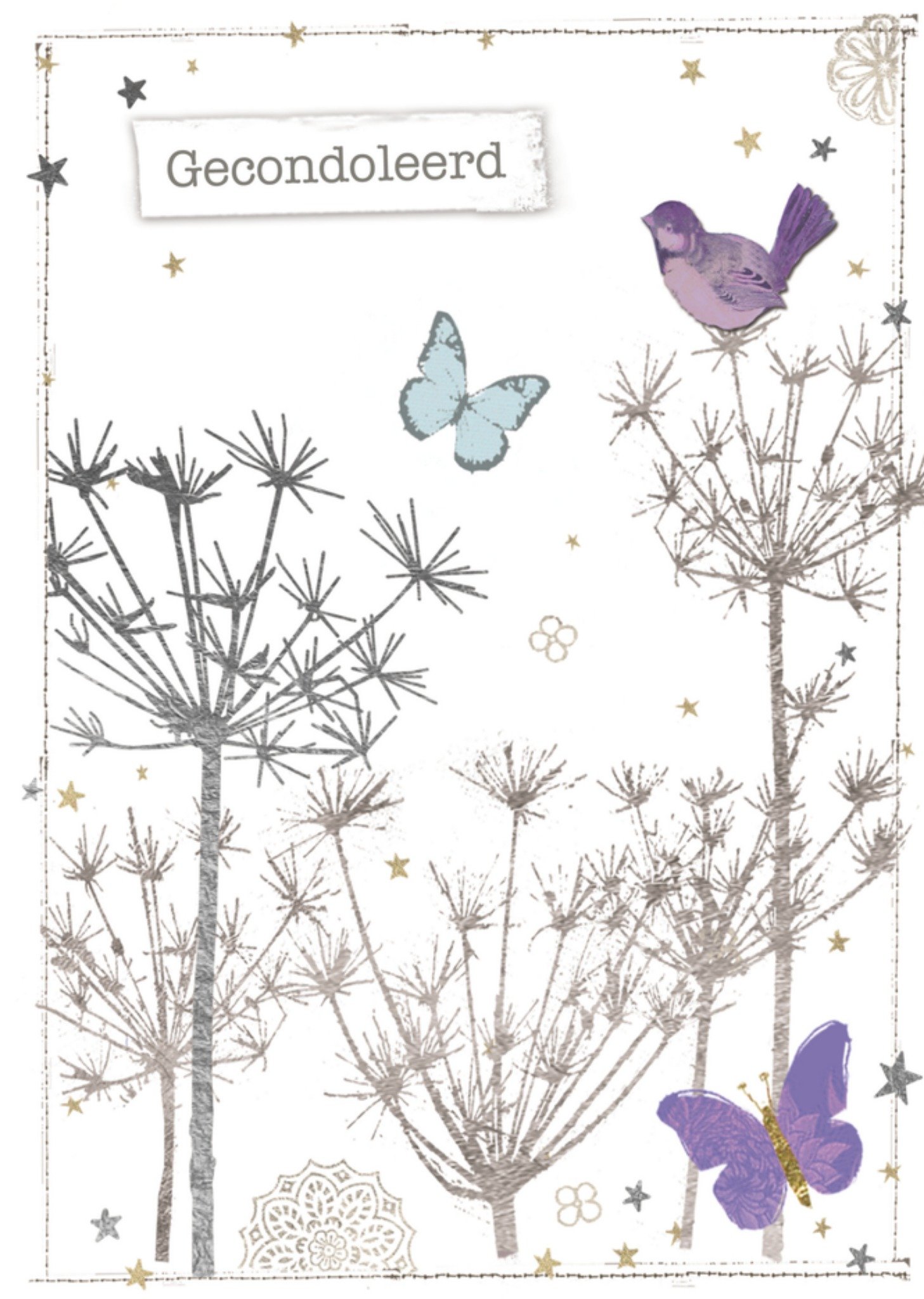 Condoleancekaart Gecondoleerd Kaart TMS