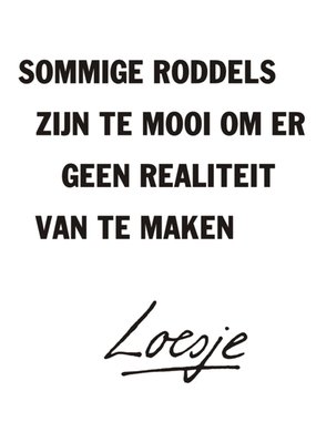 Loesje | Valentijnskaart | tekst | roddels