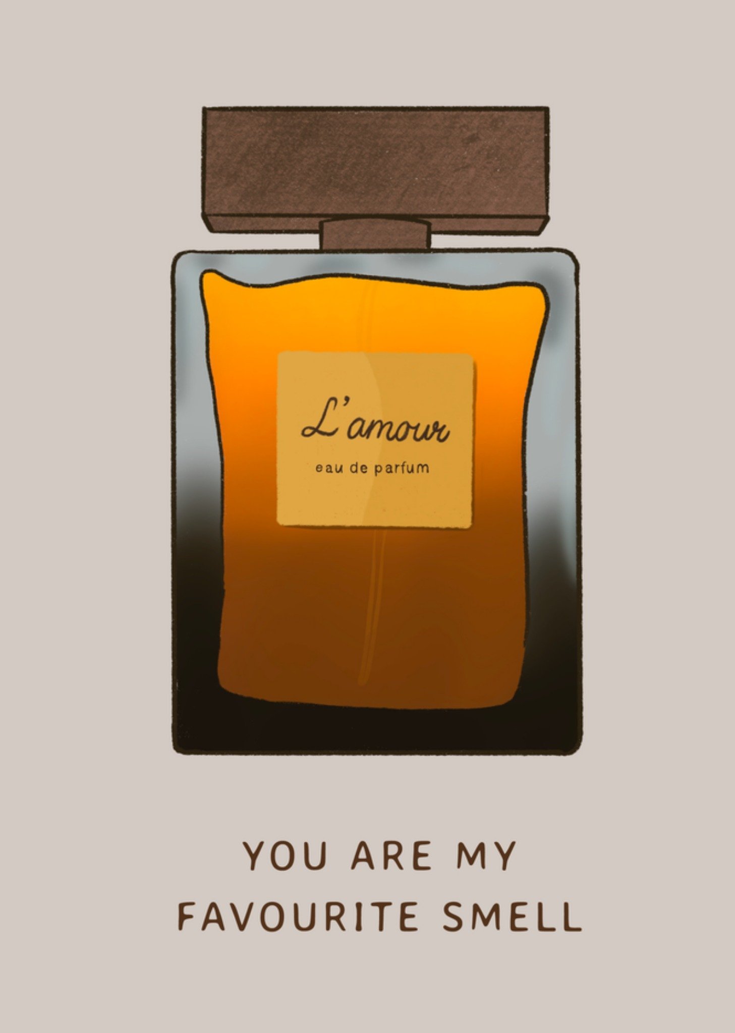 Valentijnskaart The Good Gets Better Favourite smell Greetz