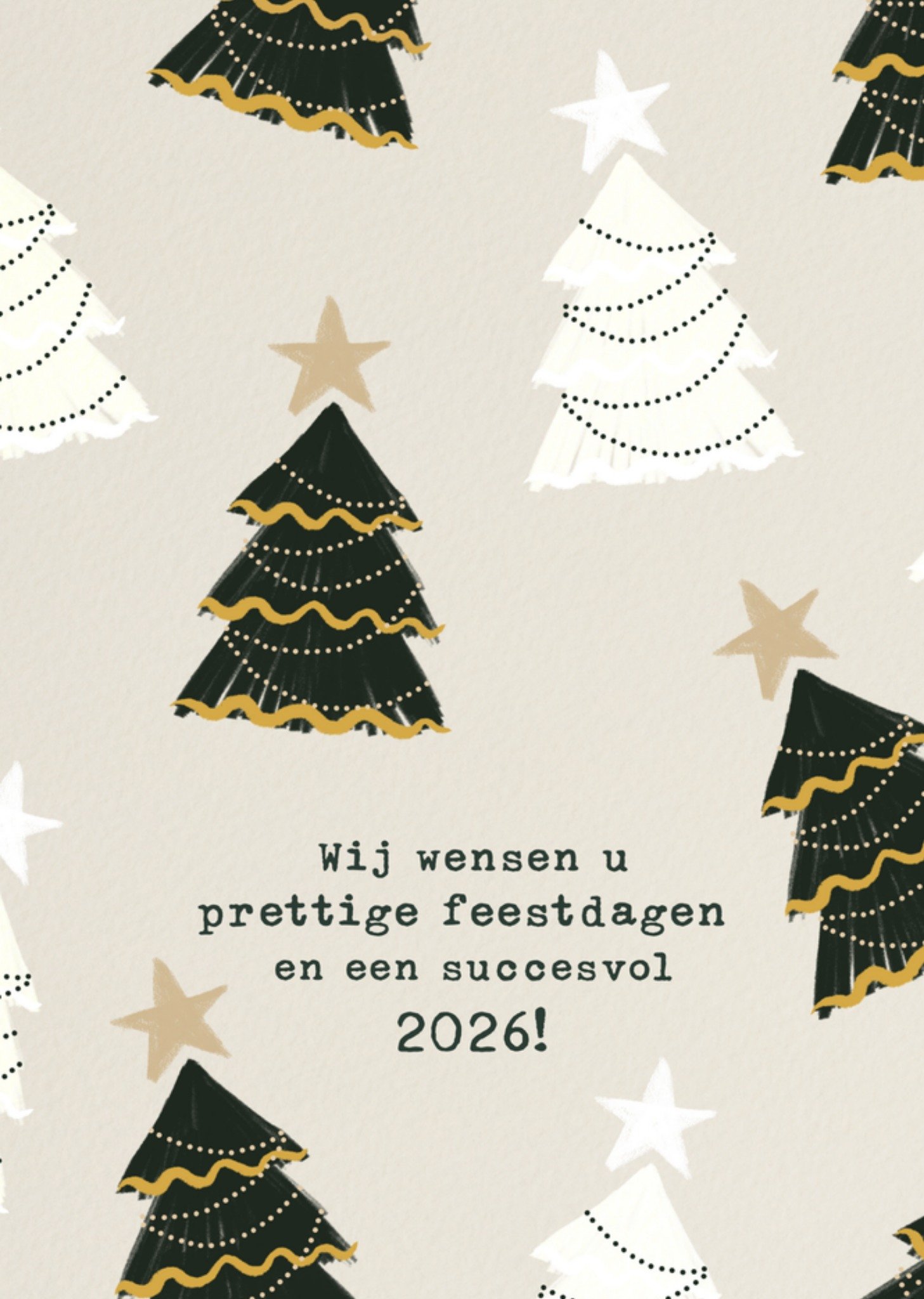 Greetz Kerstkaart kerstbomen Standard Card