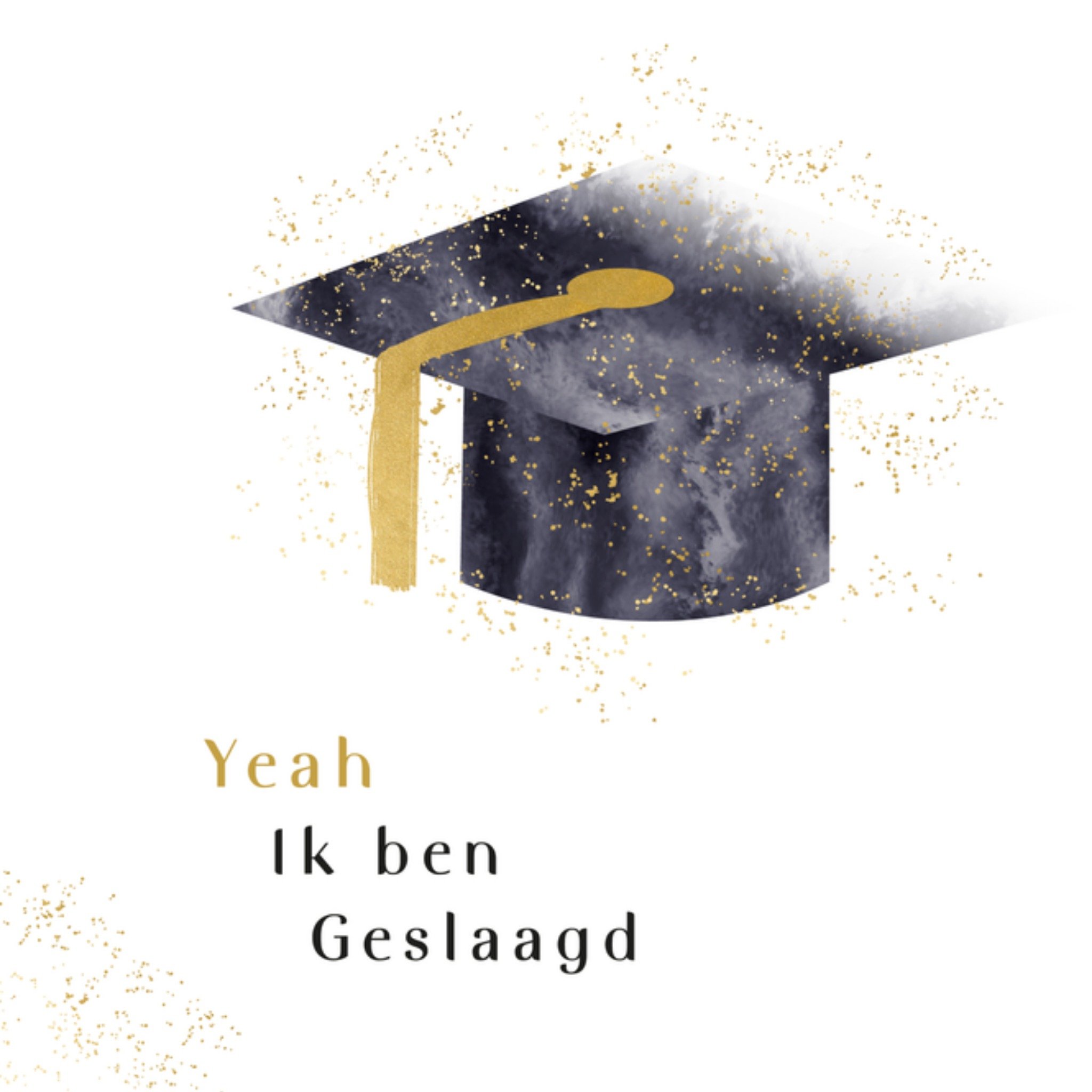 Greetz Examen Uitnodiging Hoed Vierkant