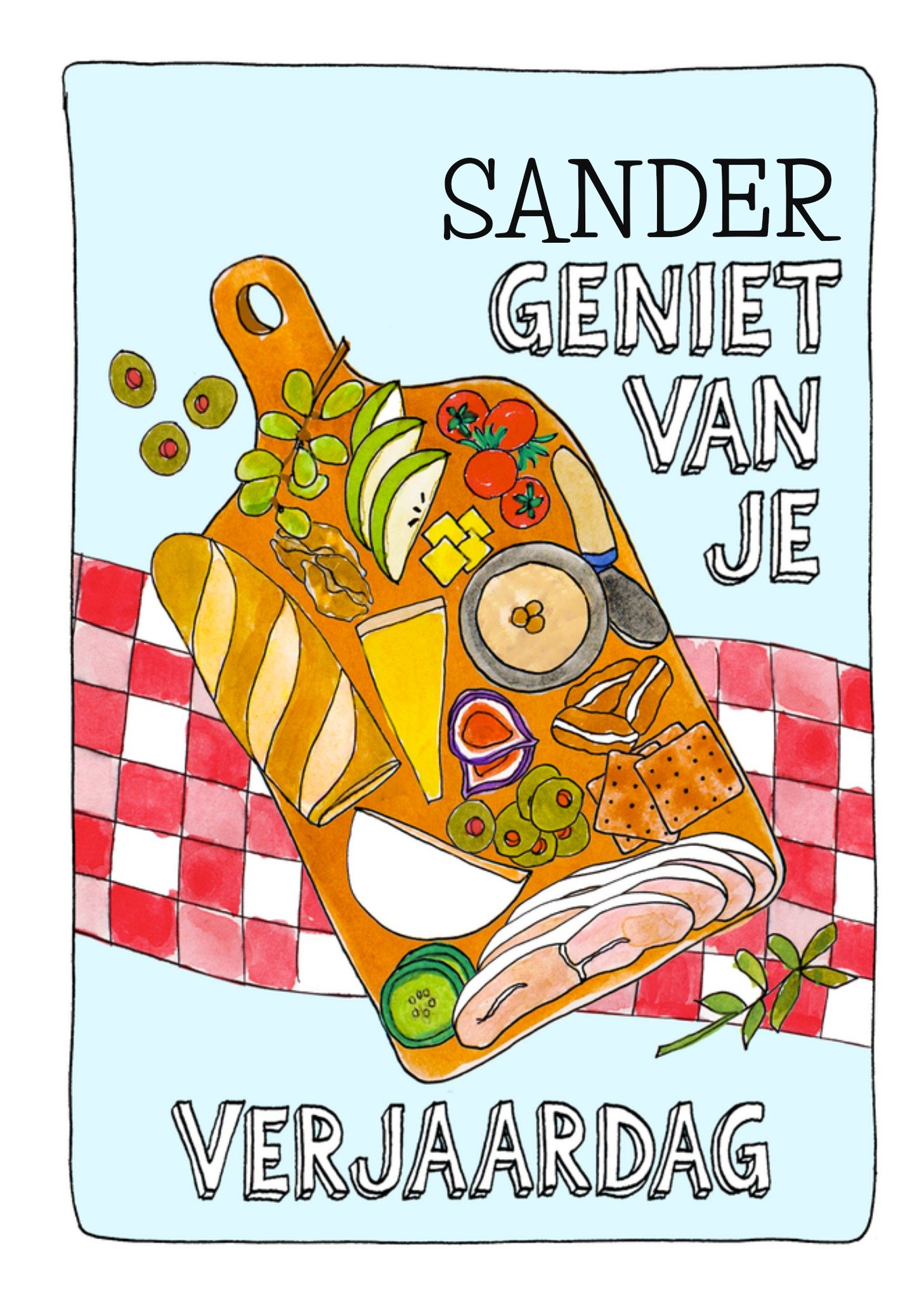 Sandysign Verjaardagskaart Geniet van je verjaardag Kaart Greetz