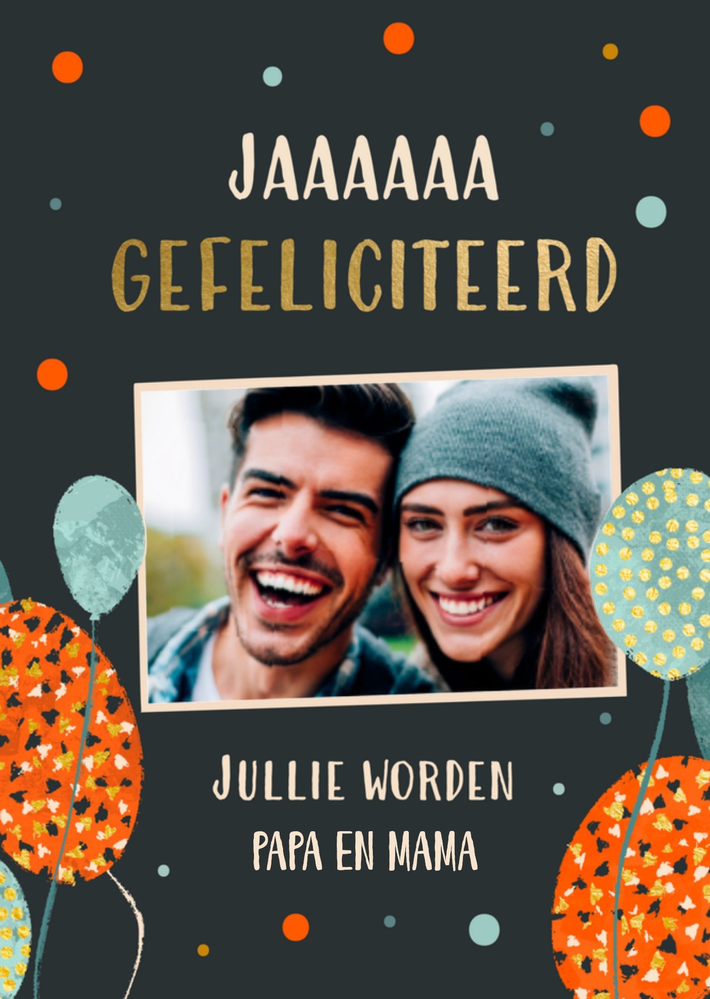 Zwangerschapskaart fotokaart Kaart Greetz