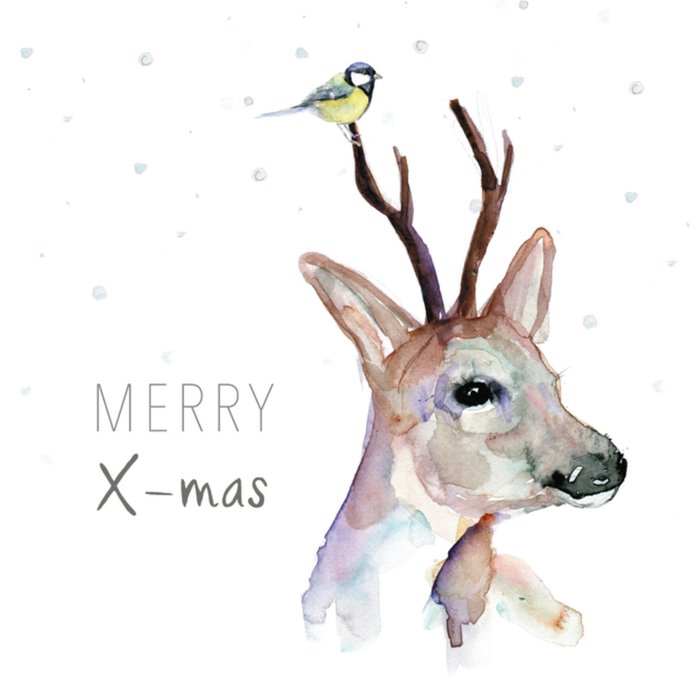 Michelle Dujardin | Kerstkaart | rendier