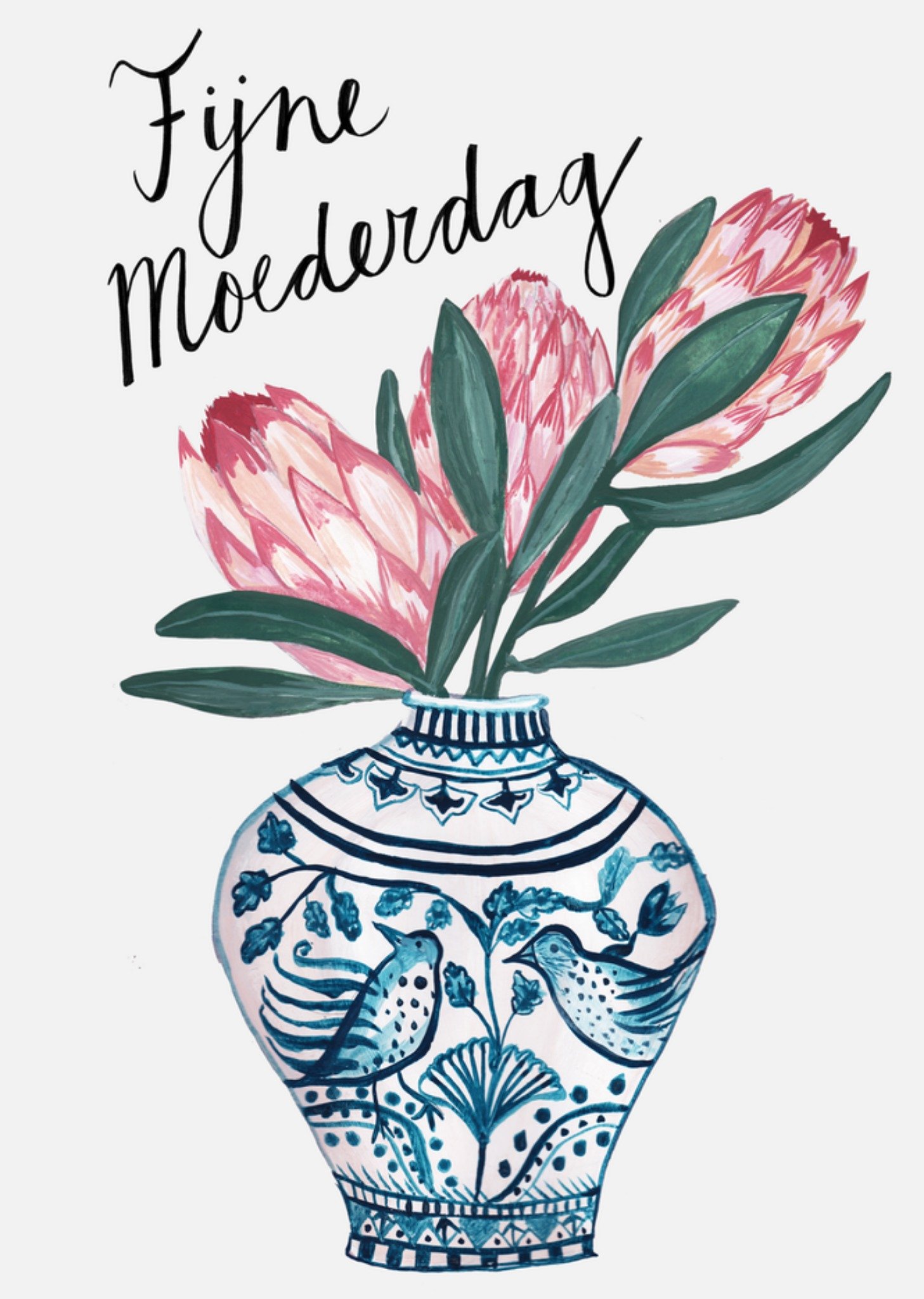 Maartje Bodt Moederdagkaart Fijne moederdag Kaart Marie Bodié