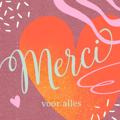 Luckz | Bedanktkaart | Illustratie hart