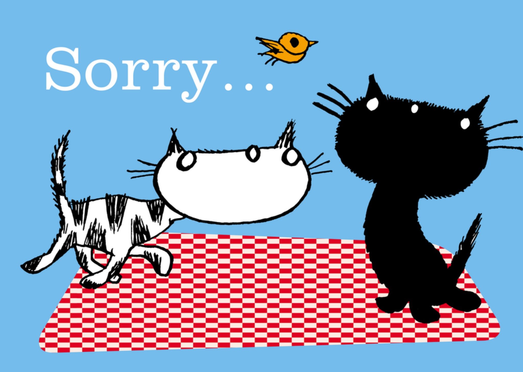 Sorry kaart pim en pom Kaart Fiep Westendorp