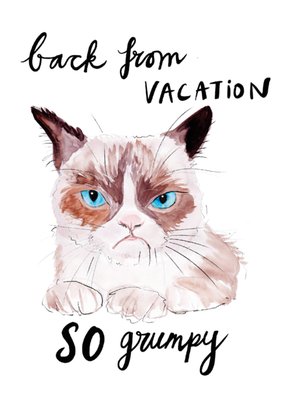 Marie Bodie | Vakantie kaart | So grumpy