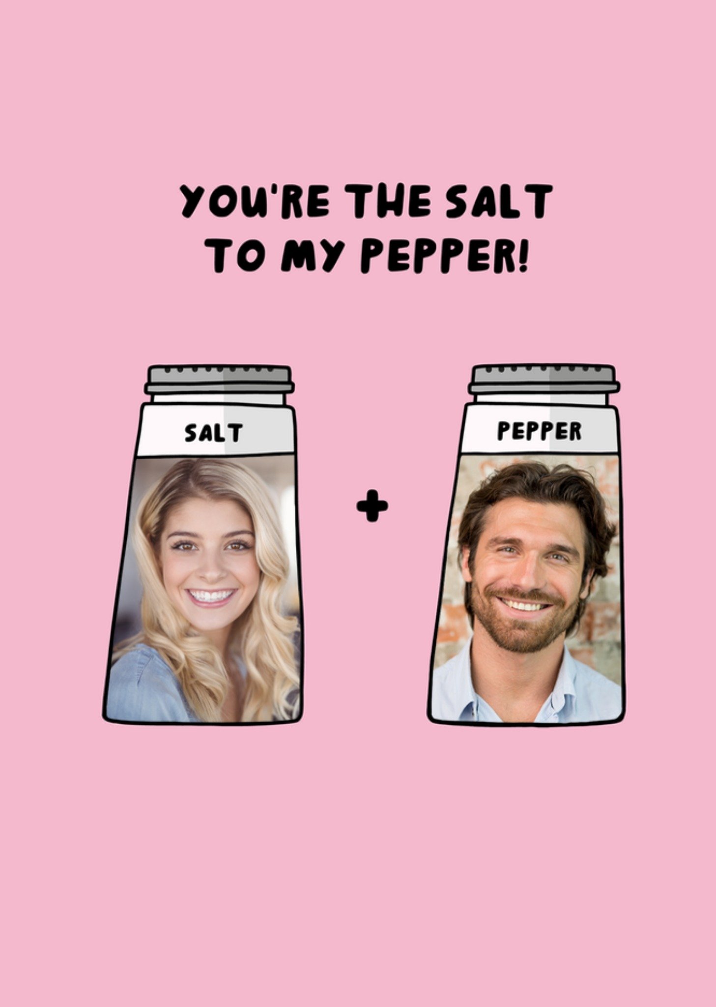 Jubileum kaart Salt to my pepper! Kaart Scribbler