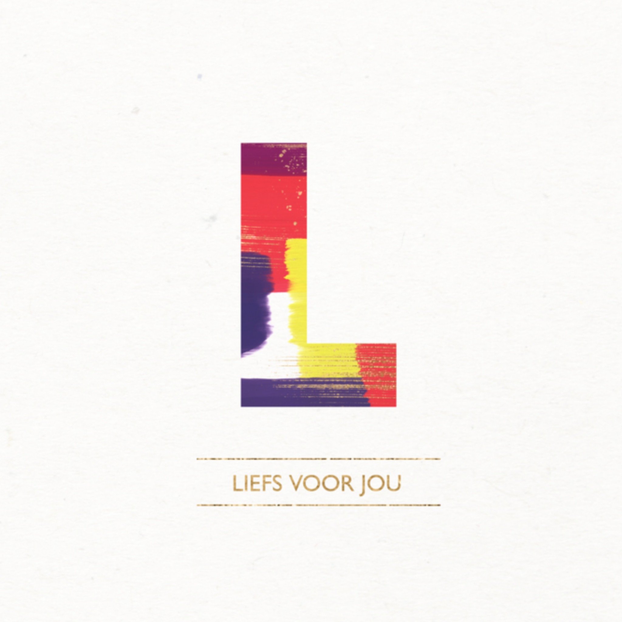 Greetz Liefdes kaart kleurrijk Vierkant