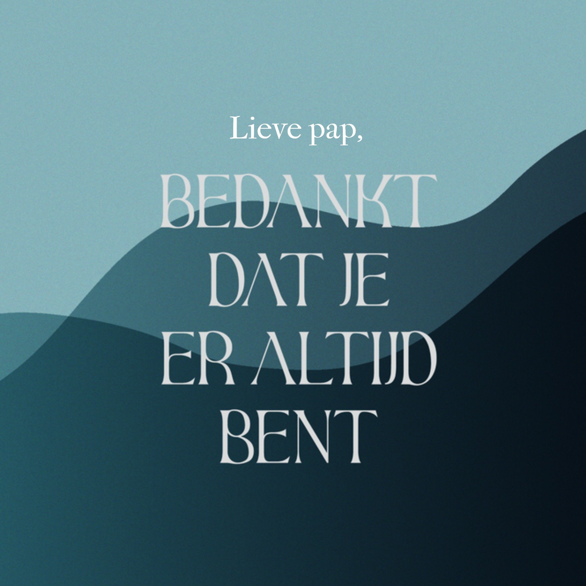 Greetz Vaderdag Bedankt dat je er altijd bent Vierkant