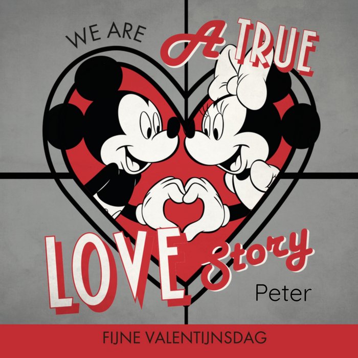 Disney | Valentijnskaart | We're a true love story