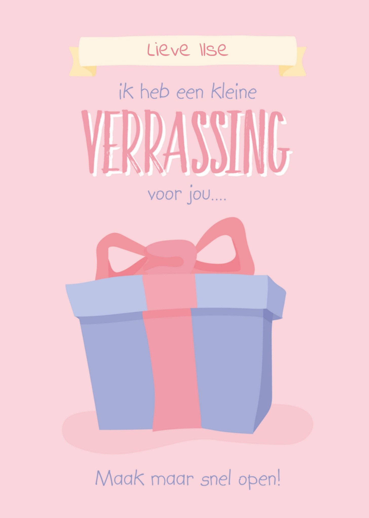 Zwanger Verrassing cadeau Kaart Tante Kaartje