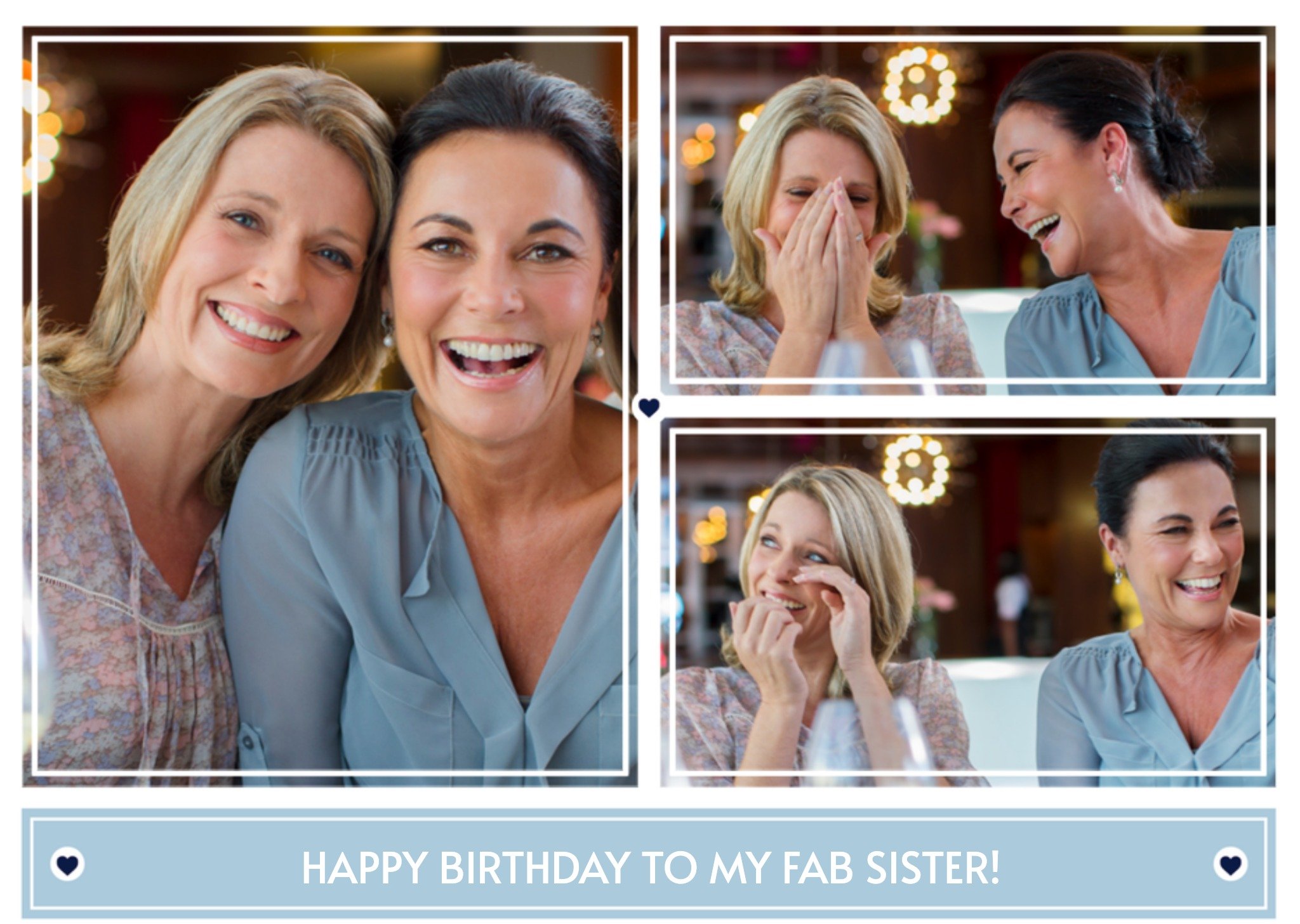 Verjaardagskaart Fab sister! Kaart Greetz