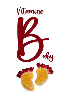 Catchy Images | Geboortekaart | vitamine