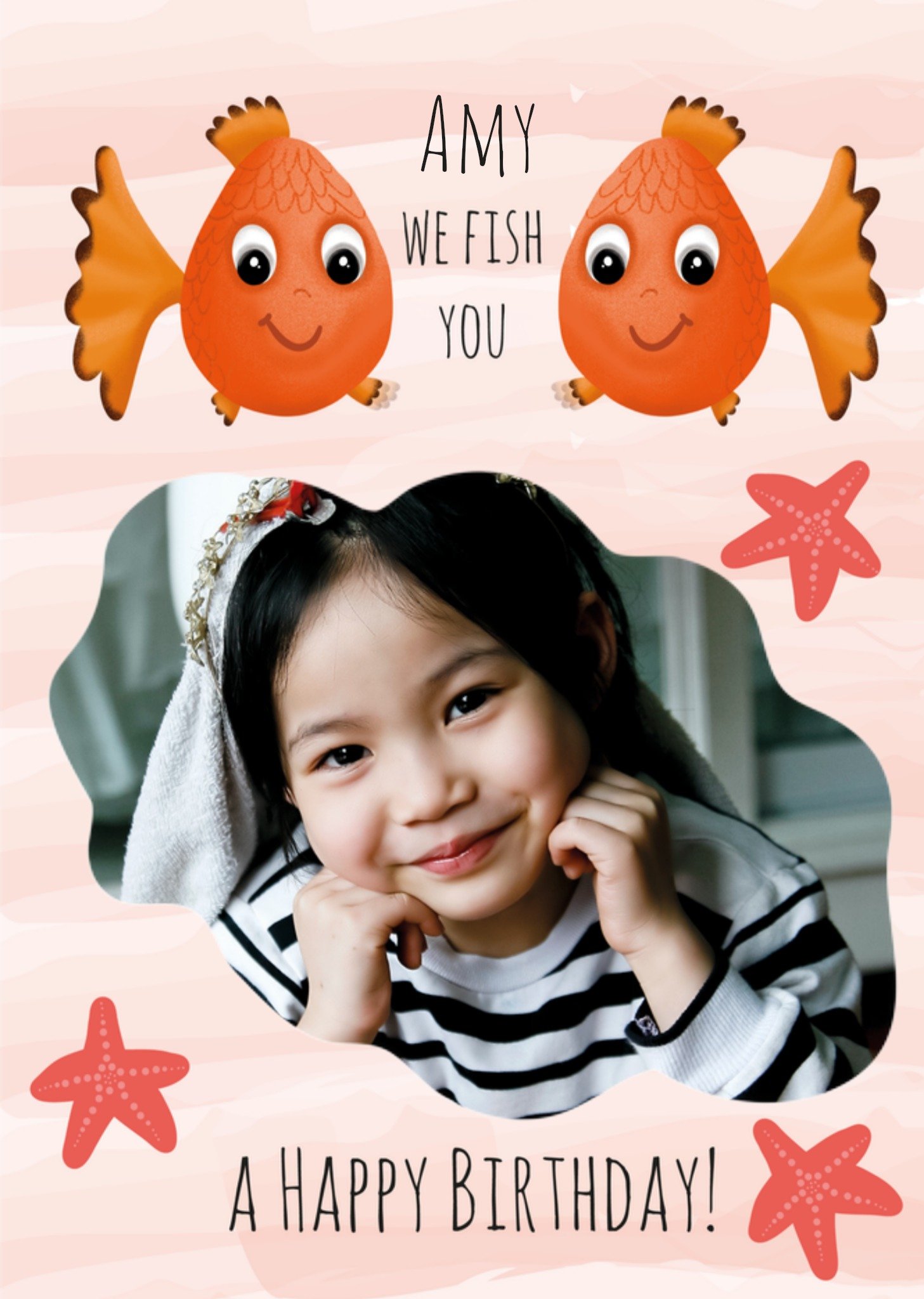 Verjaardagskaart Vissen Met foto Tsjip