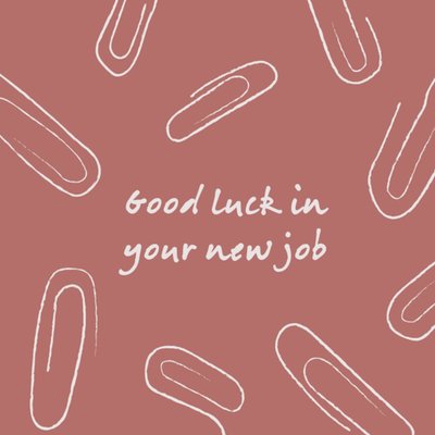 Greetz | Nieuwe baan | paperclips | new job