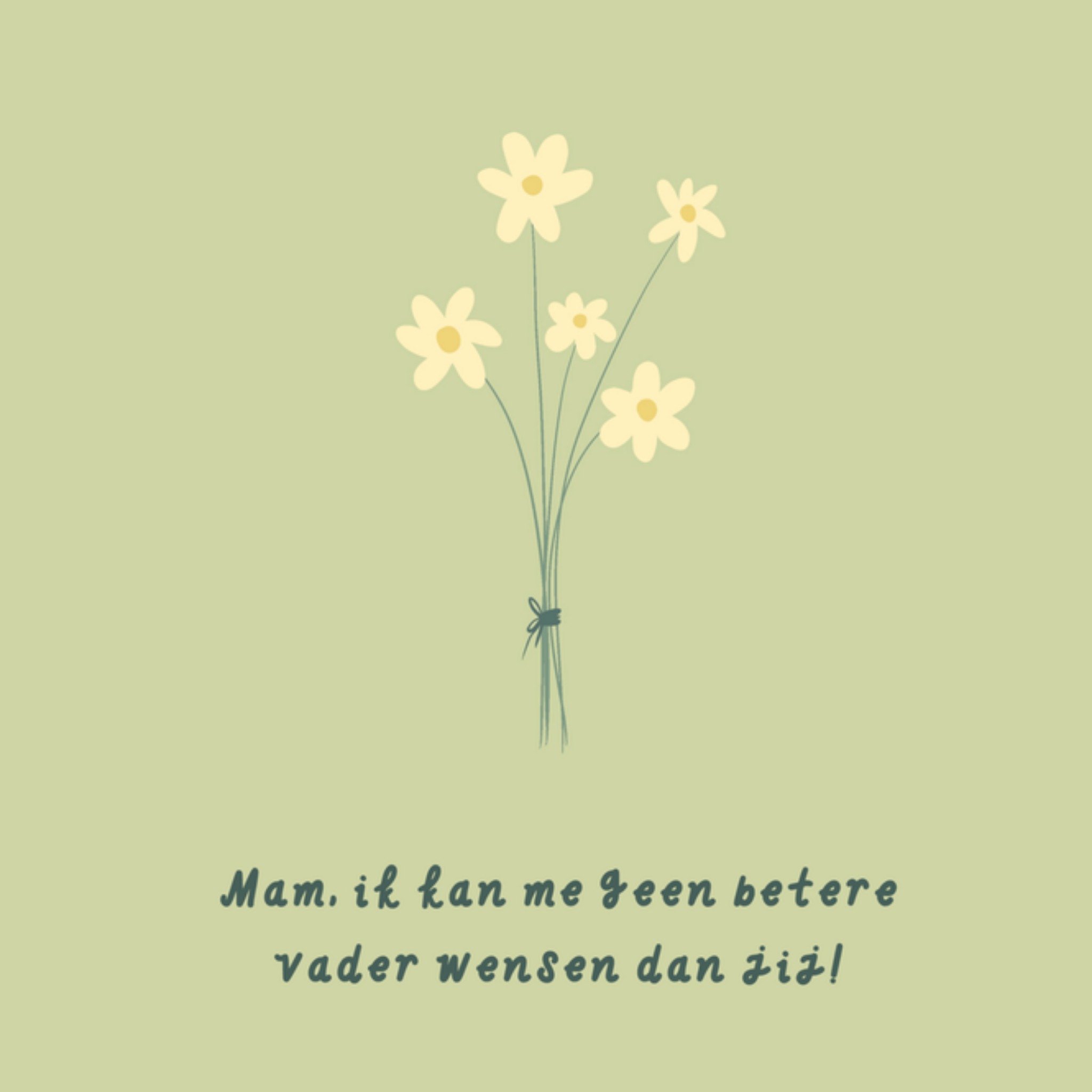 Greetz Vaderdagkaart Illustratie Vierkant