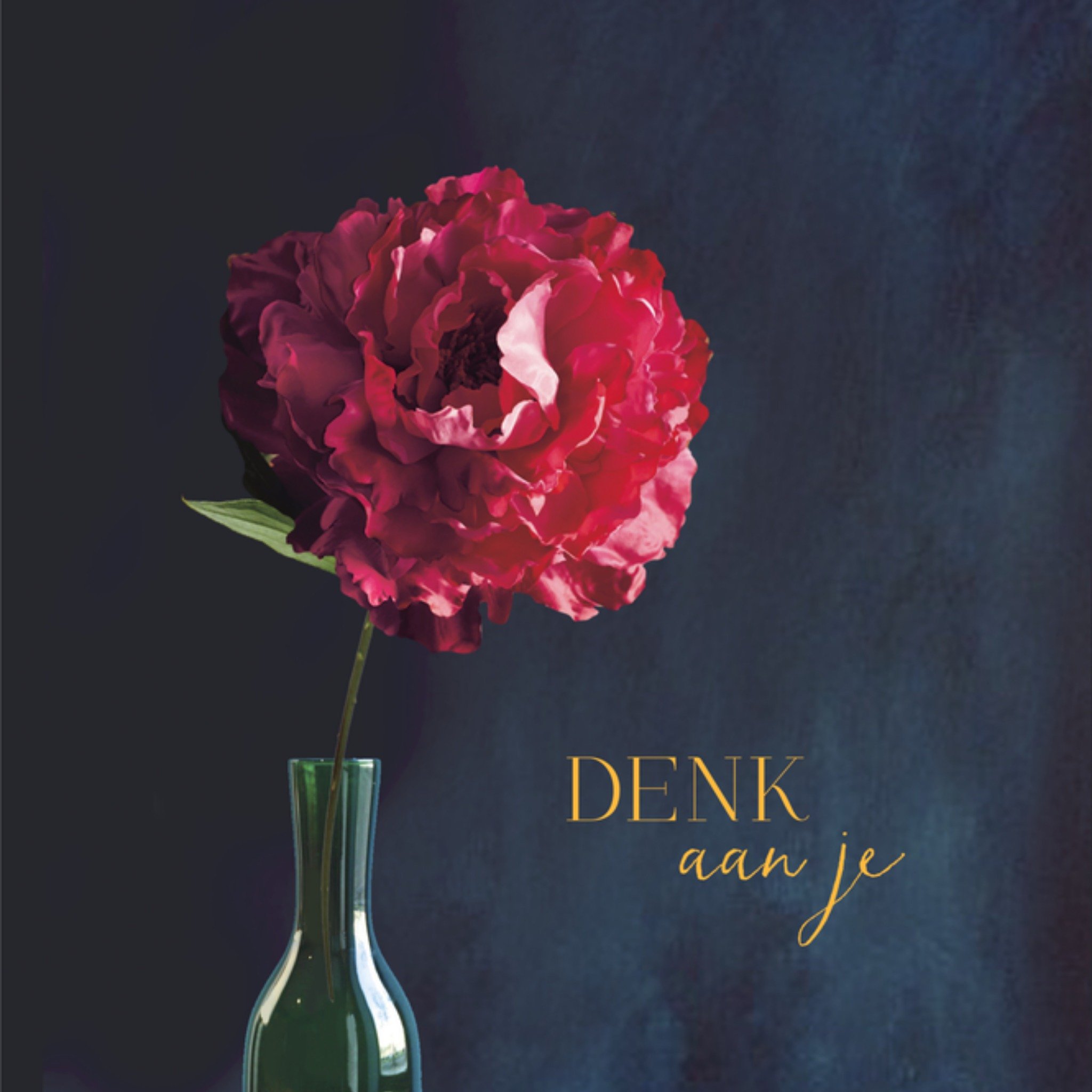 Sterkte kaart rode bloem Vierkante Kaart UK Greetings