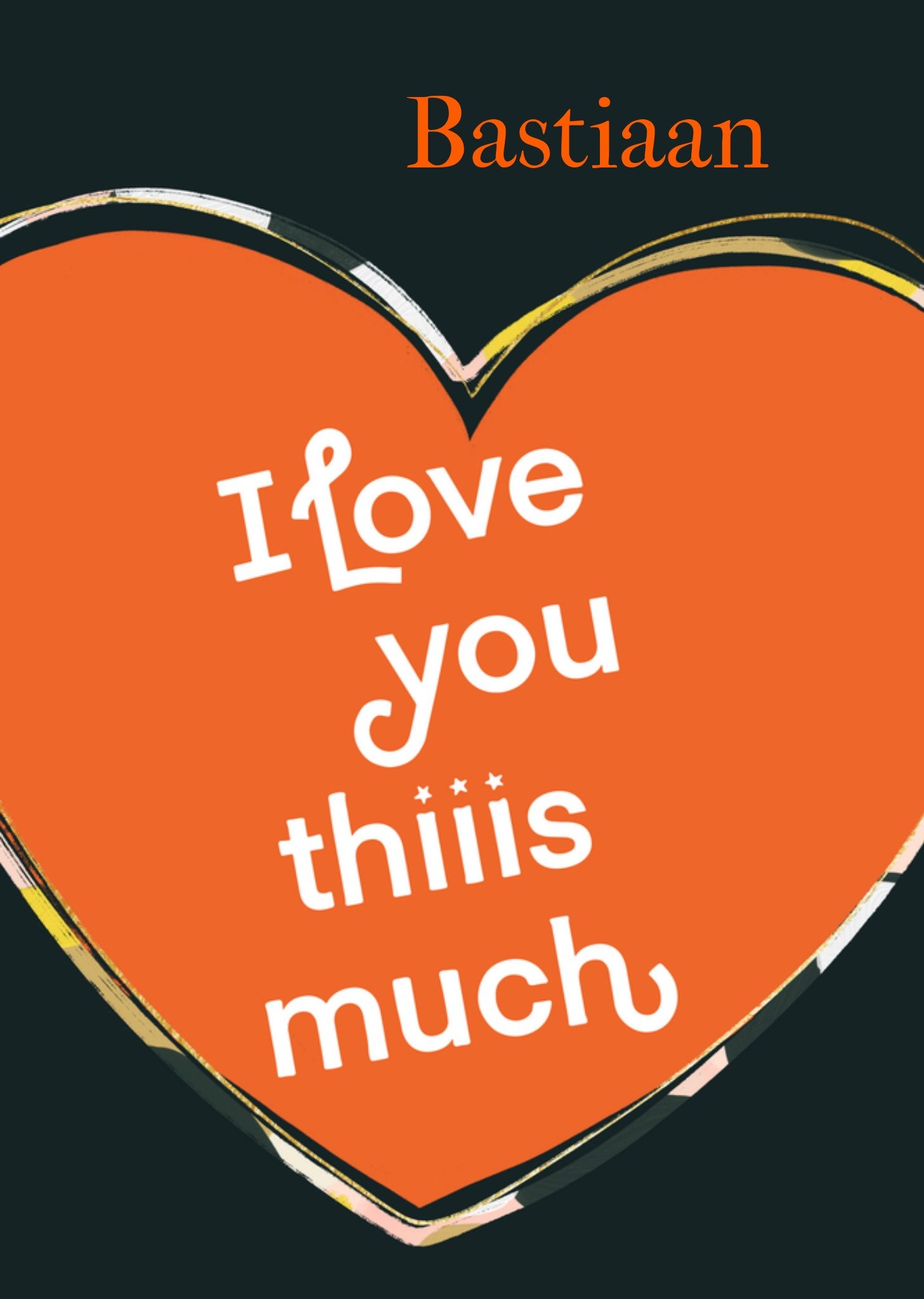 Greetz Valentijnskaart Met naam Standard Card