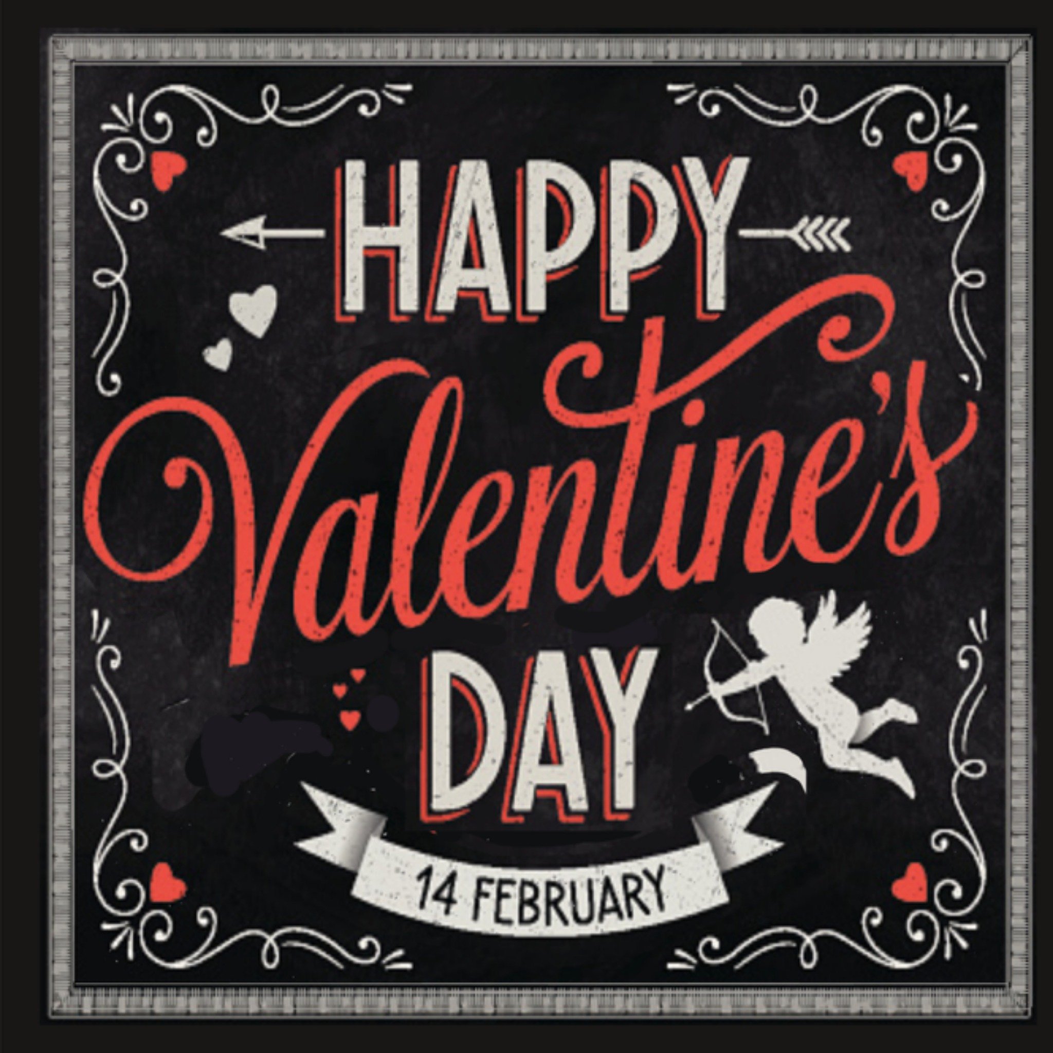 Valentijnskaart tekst Vierkante Kaart Paperclip