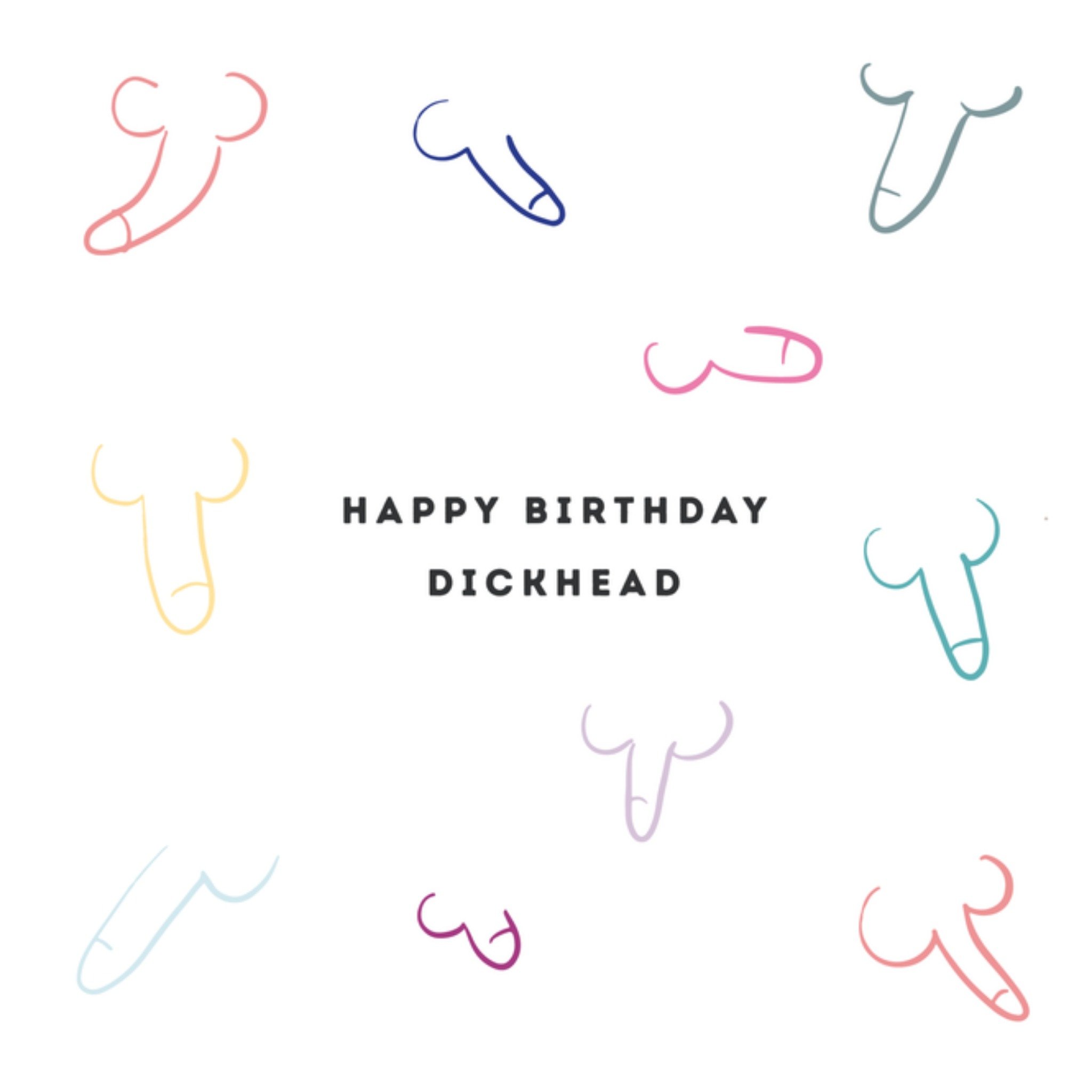 Greetz Verjaardag Piemel Vierkant