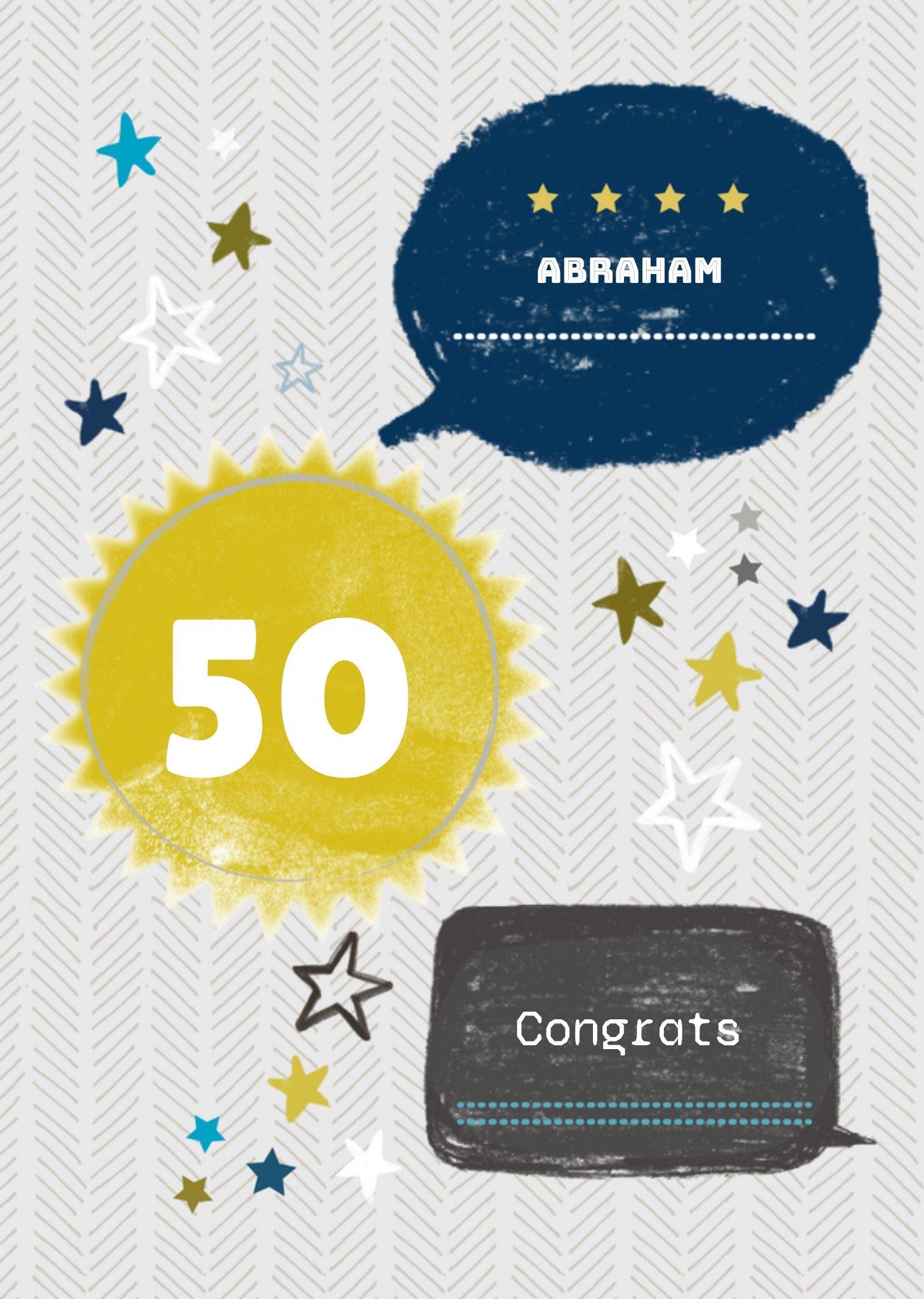 Verjaardagskaart Abraham Kaart TMS