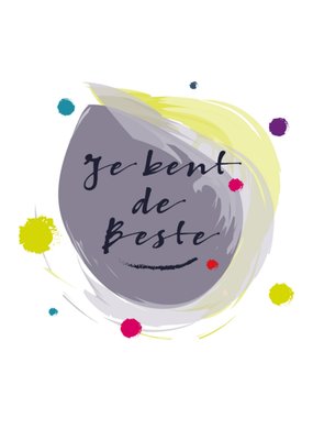 Papagrazi | Bedankkaart | je bent de beste