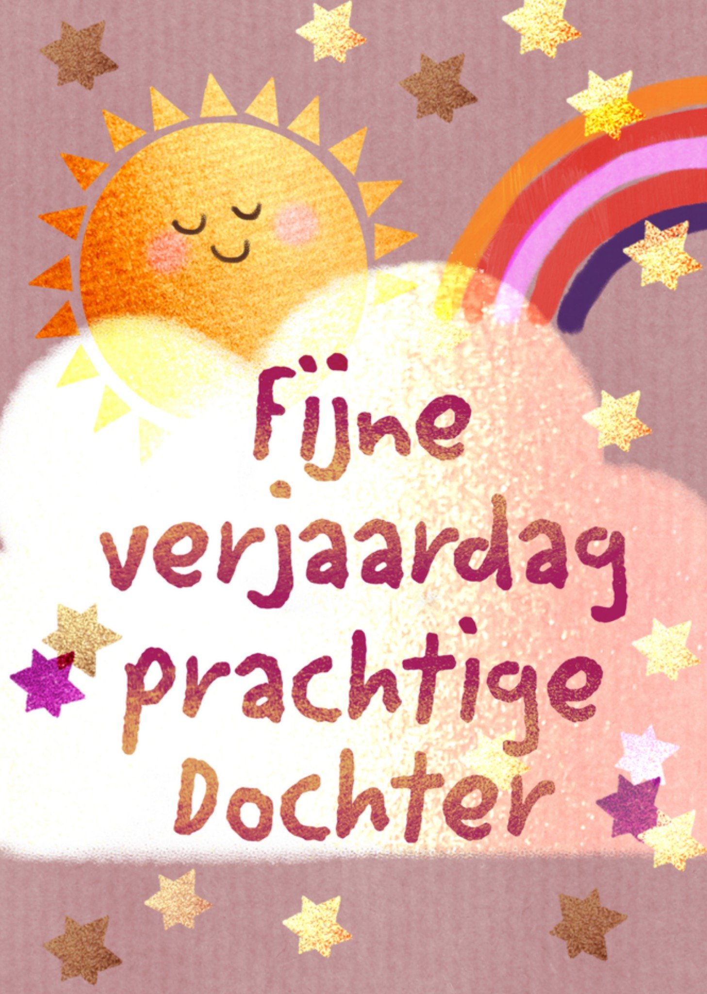 Greetz Verjaardag Zon Dochter Standard Card