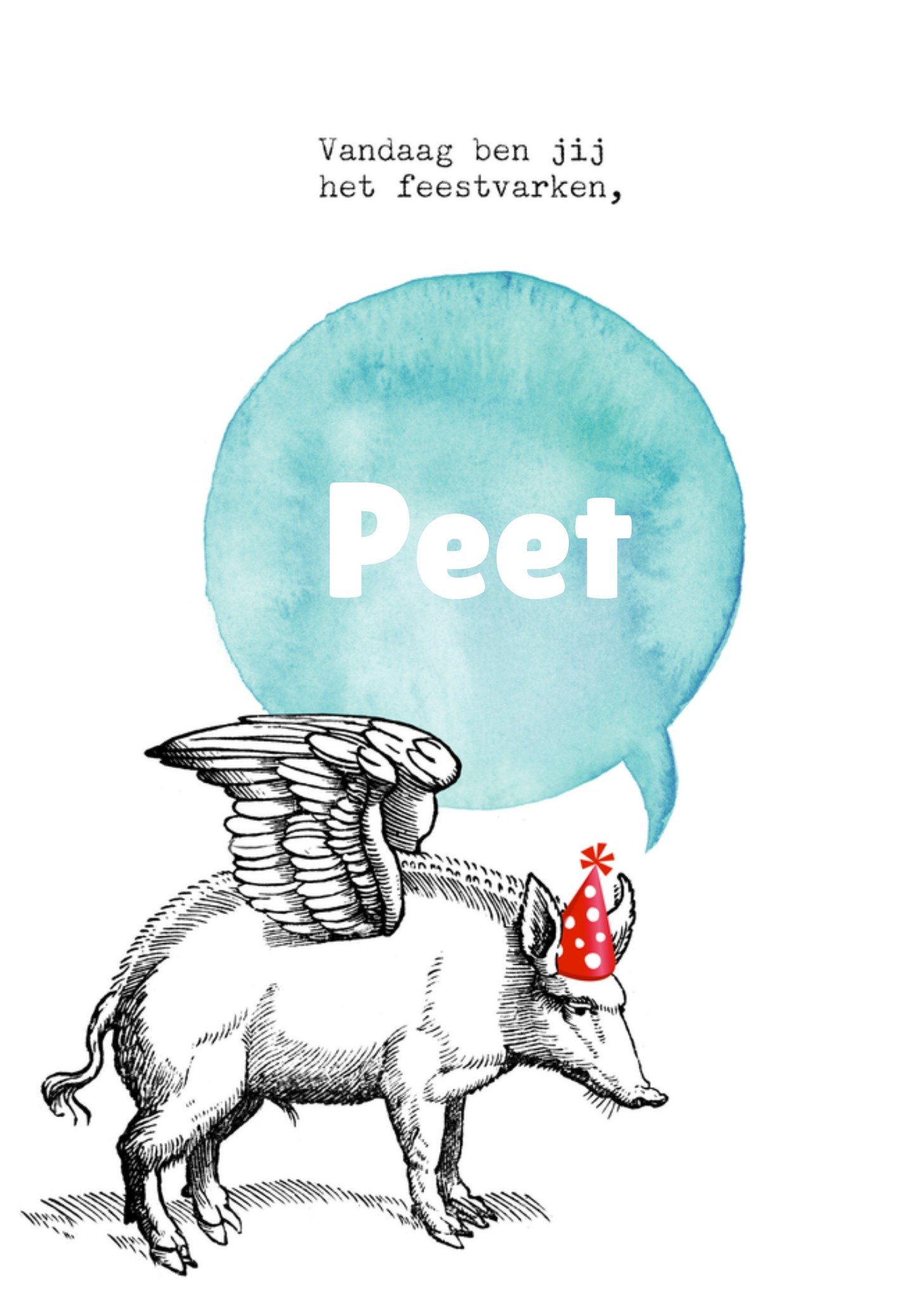 Bright Spot Verjaardagskaart Varken Standard Card