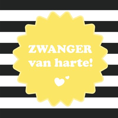 Greetz | Zwangerschapskaart | van harte