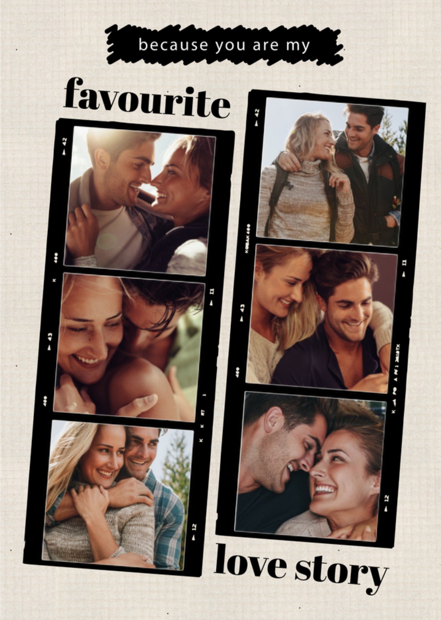 Greetz Valentijnskaart Love story Fotos Standard Card