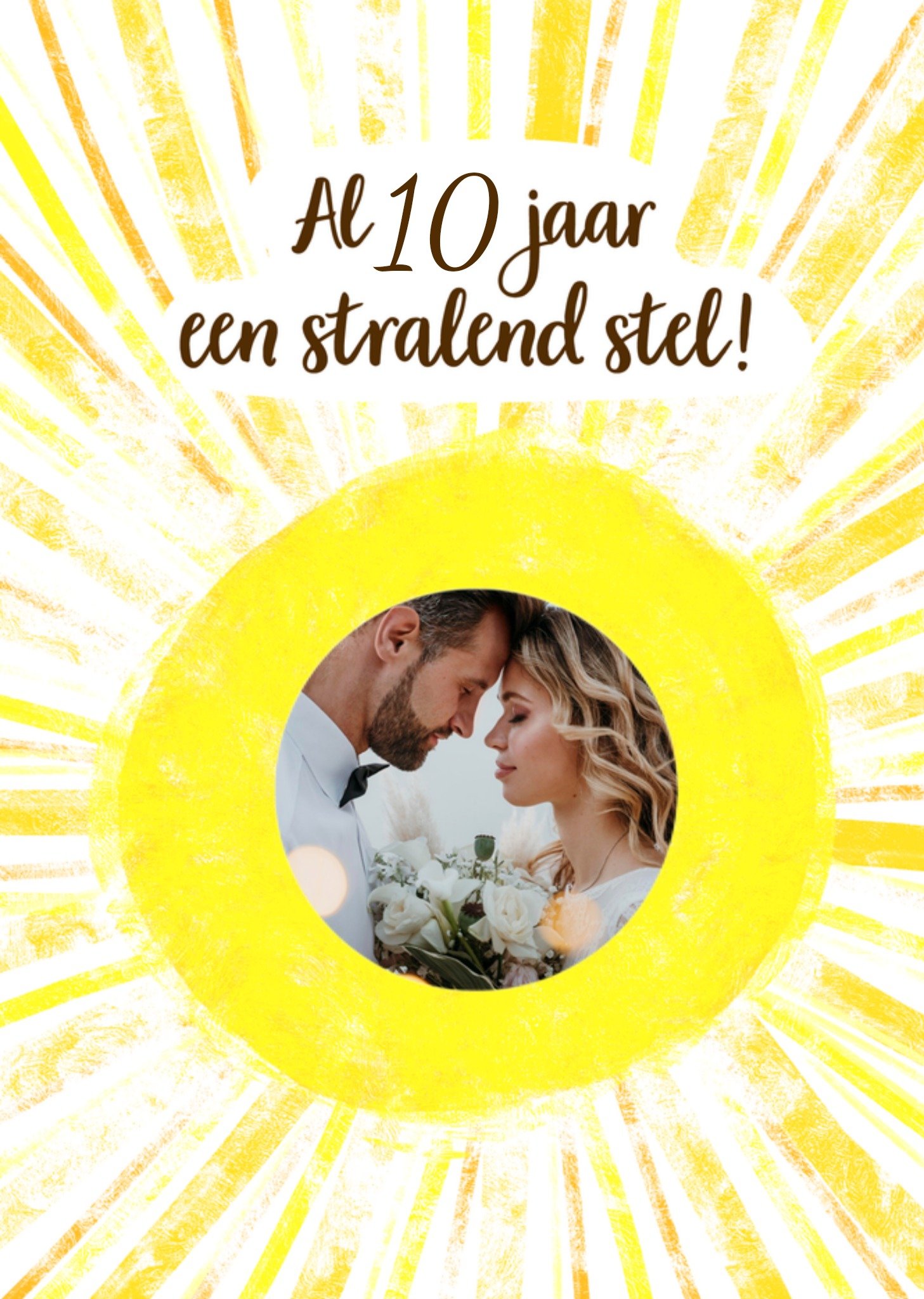 Huwelijkskaart Jubileum Stralend Kaart Liefs Jansje