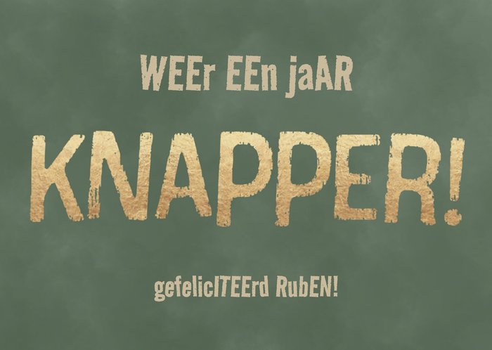 Tsjip | Verjaardag | Knapper | Jongen