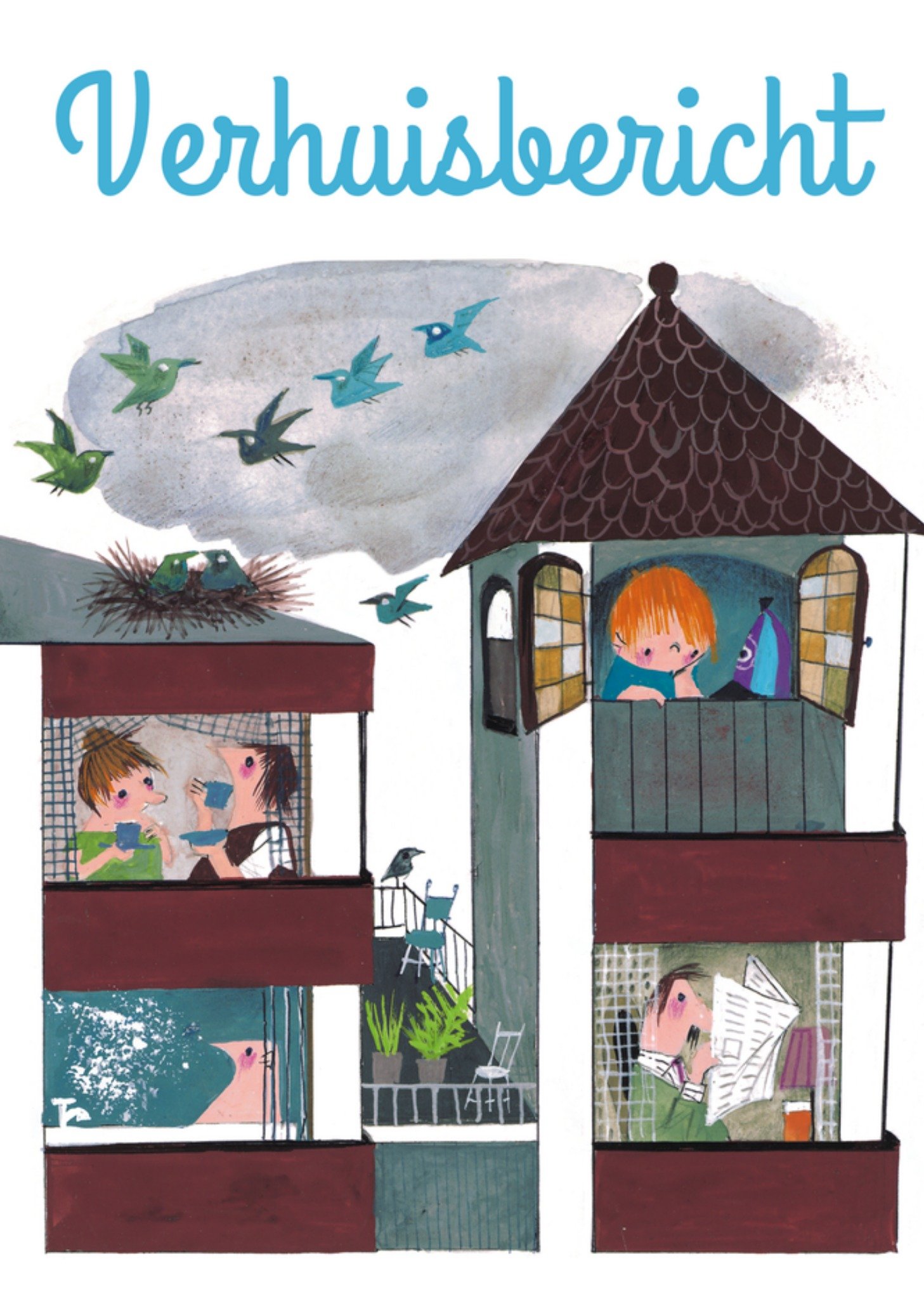 Nieuwe buren Kaart Fiep Westendorp