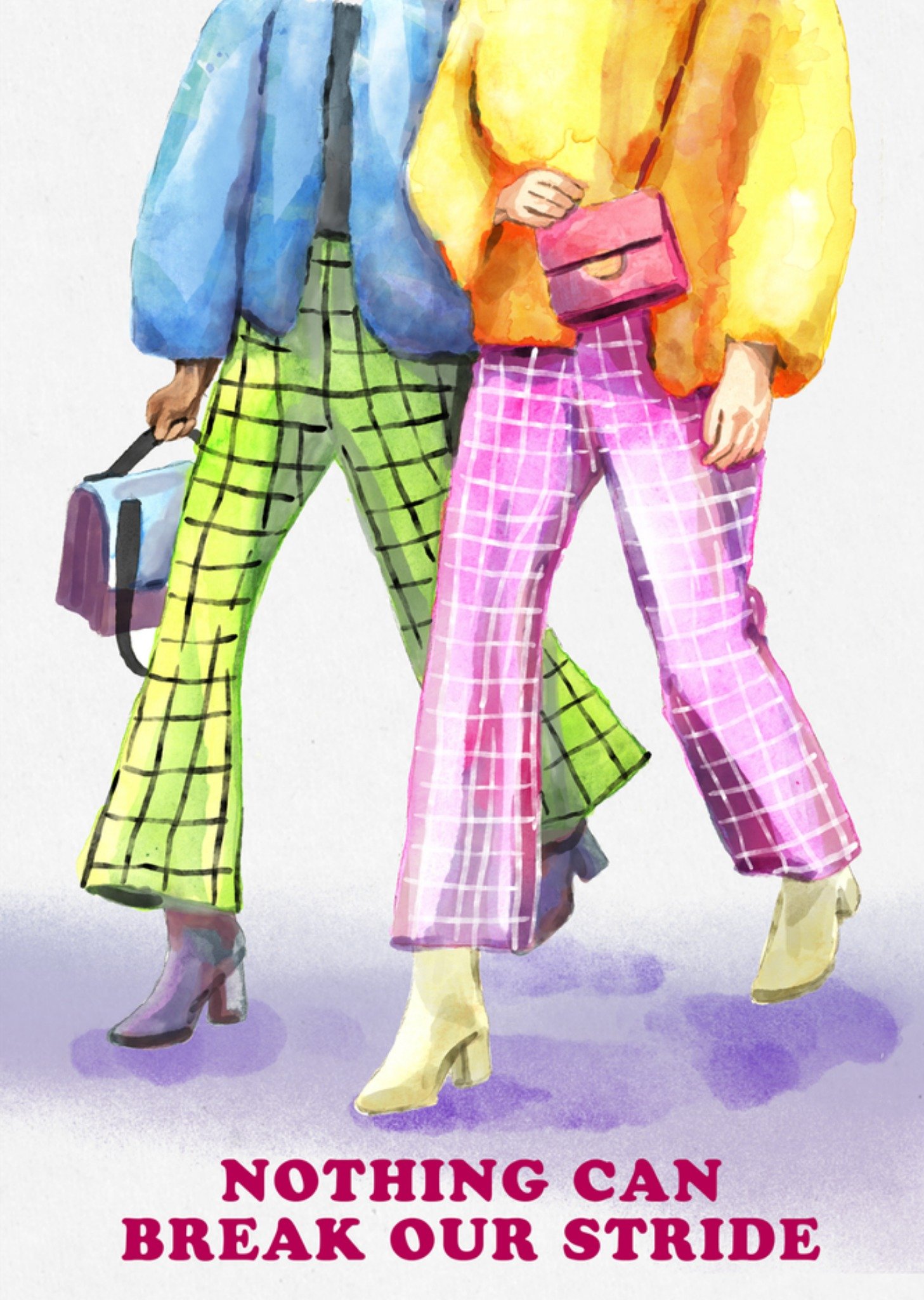 Denken aan kaart Illustratie Kaart Drunk Girl Designs