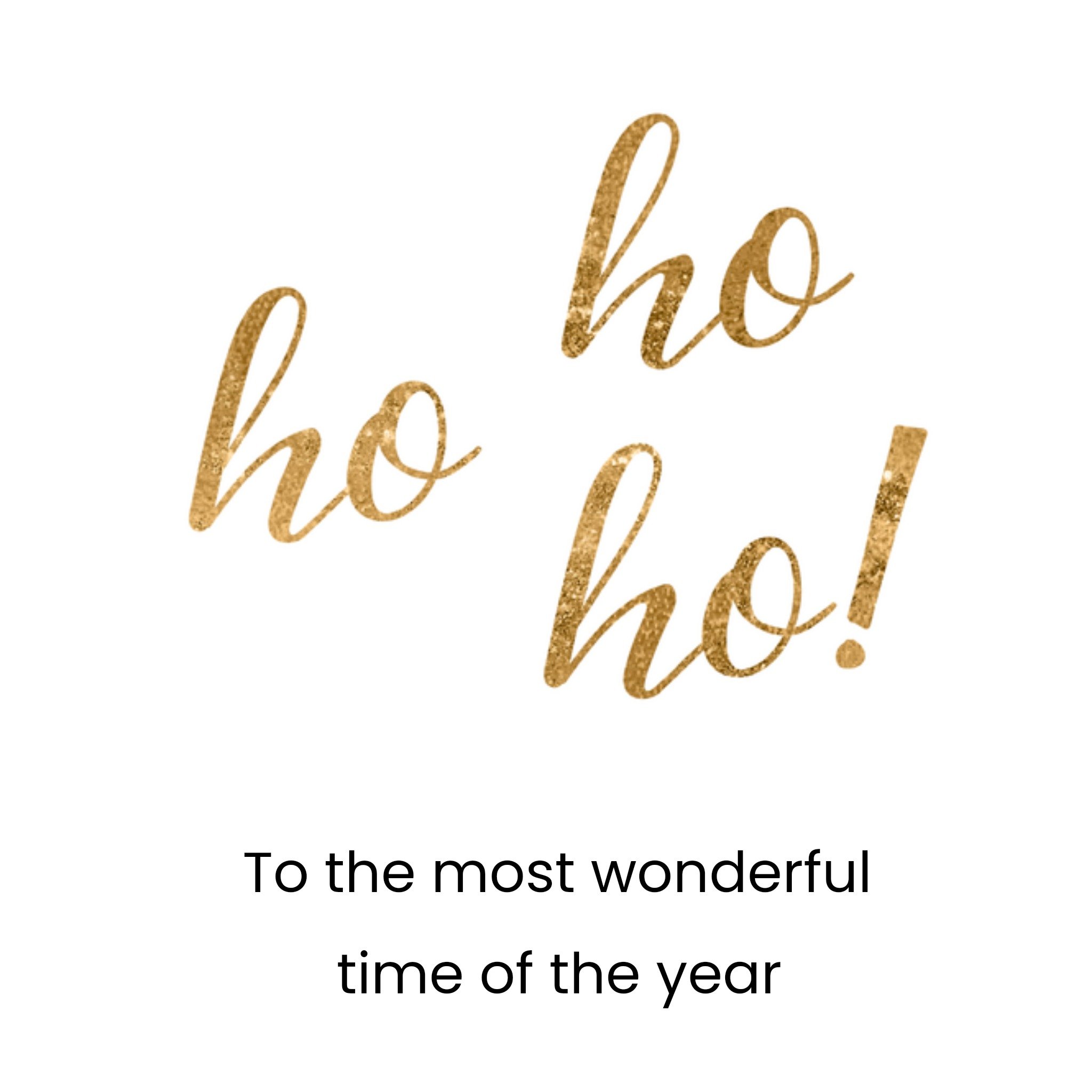 Greetz Kerstkaart Ho Ho Ho Vierkant